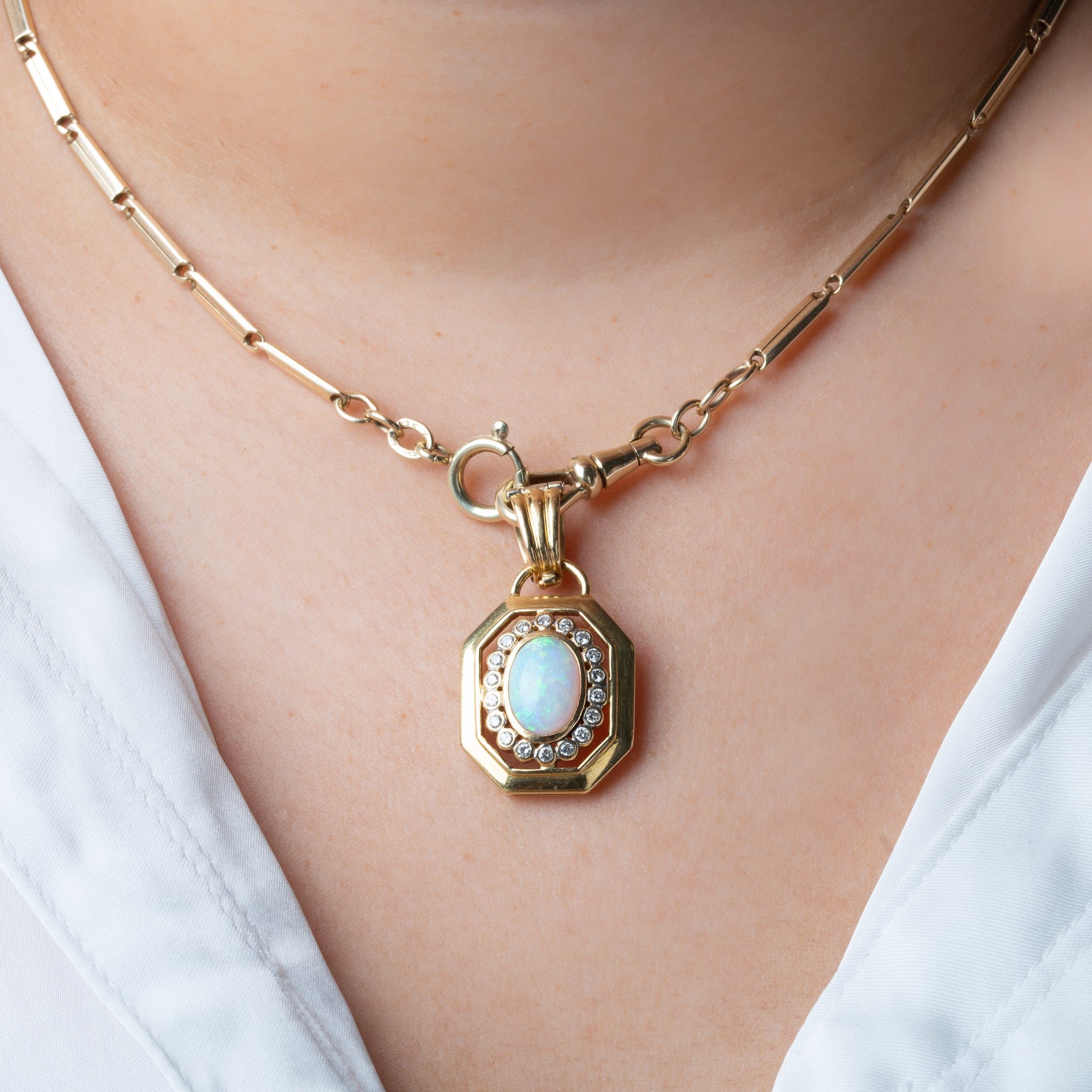 Vintage Opal Pendant Set - LUXORIA VITA