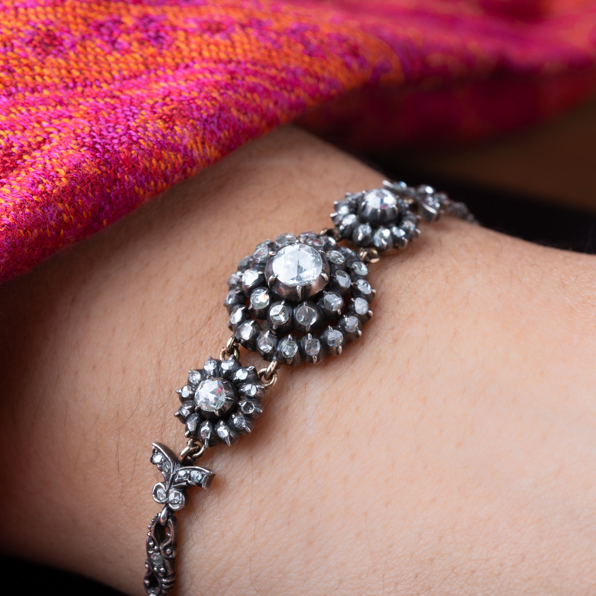 Dutch Rosecut Diamond Bracelet - Luxoria Vita