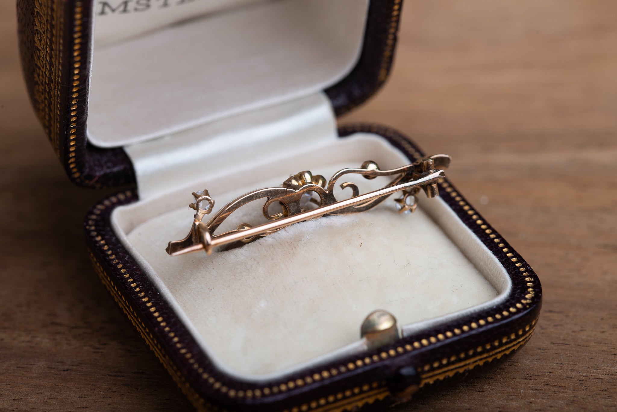 Edwardian Rosecut Diamond Brooch - Luxoria Vita