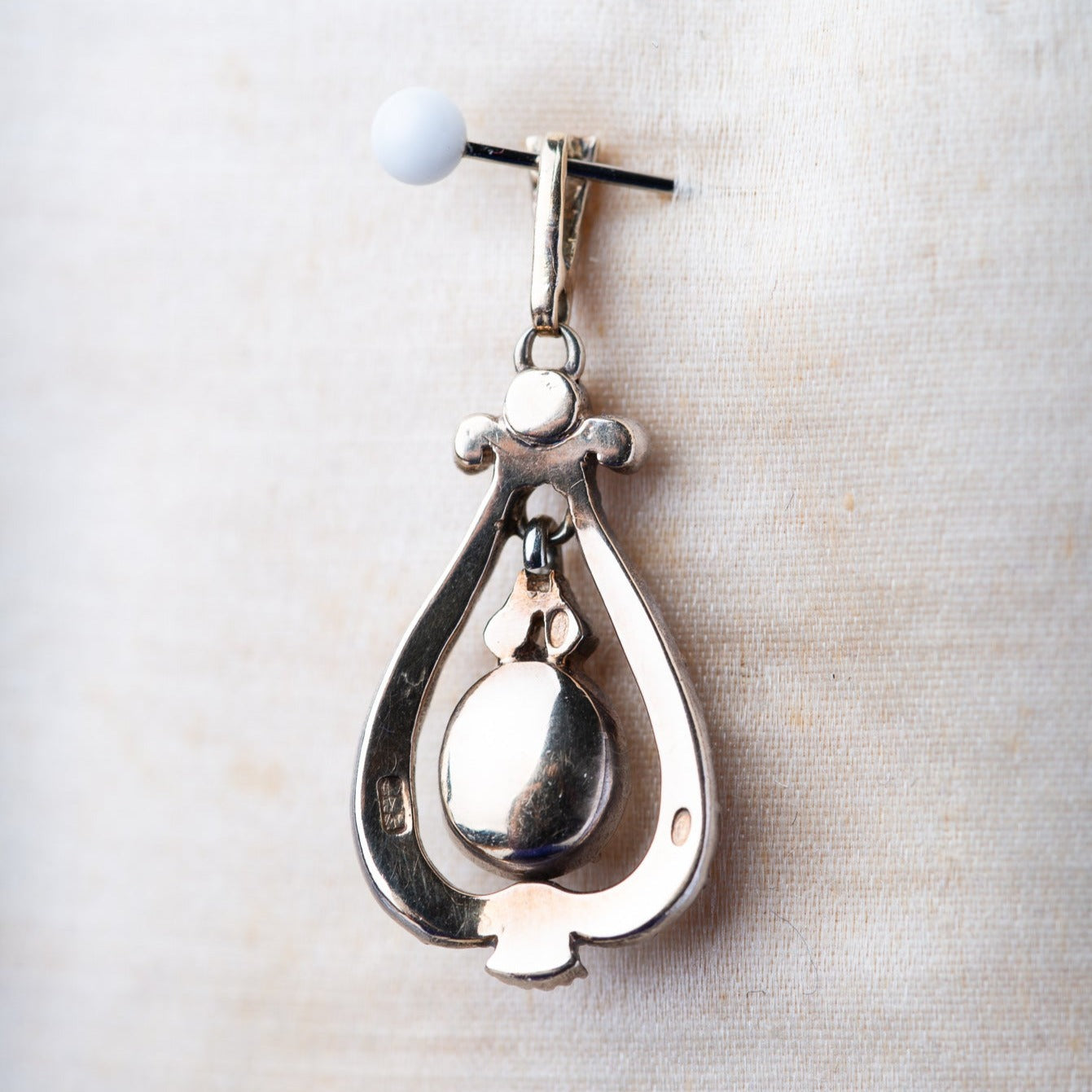 Antique Rosecut Diamond Pendant - Luxoria Vita