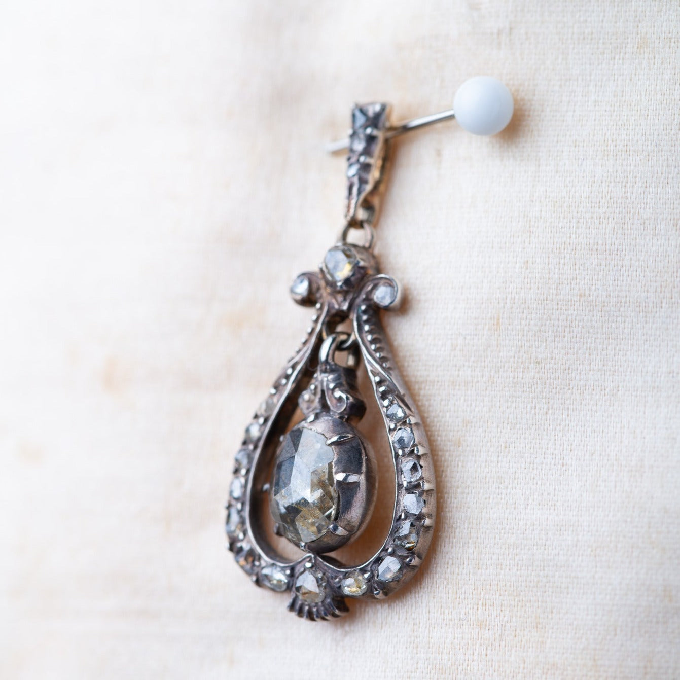 Antique Rosecut Diamond Pendant - Luxoria Vita