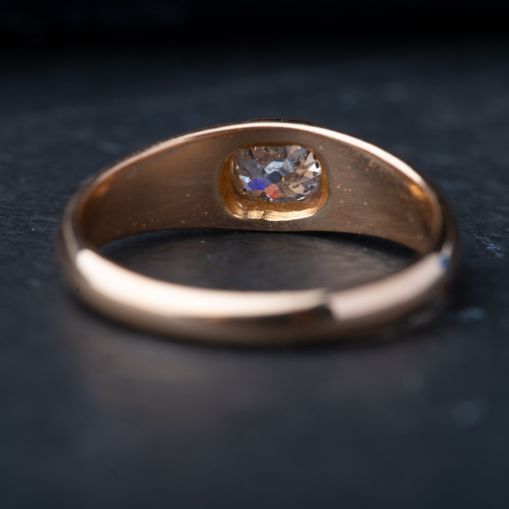 0.42ct Oldminecut Diamond Ring - Luxoria Vita