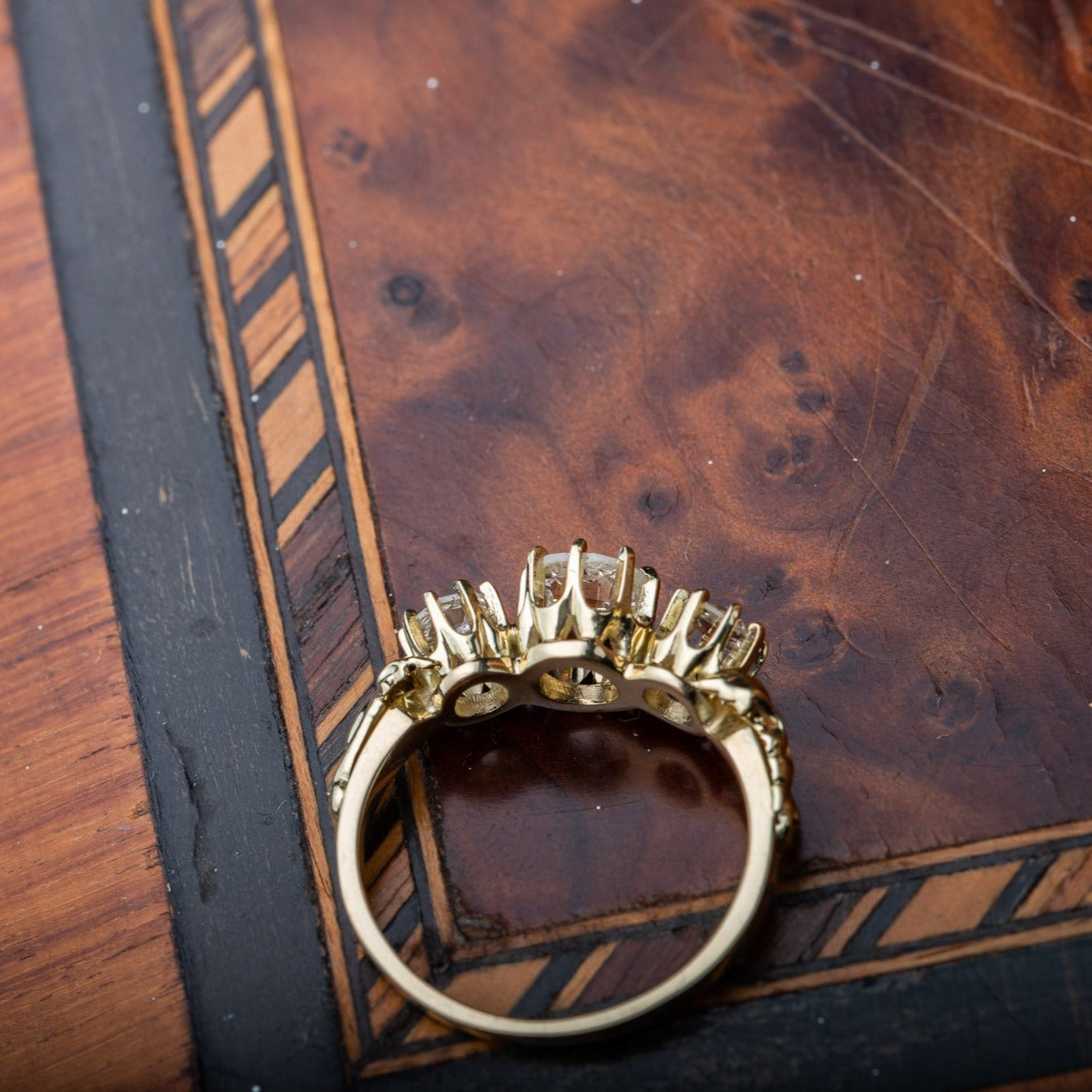 New Rosecut Diamond Trilogy Ring - LUXORIA VITA