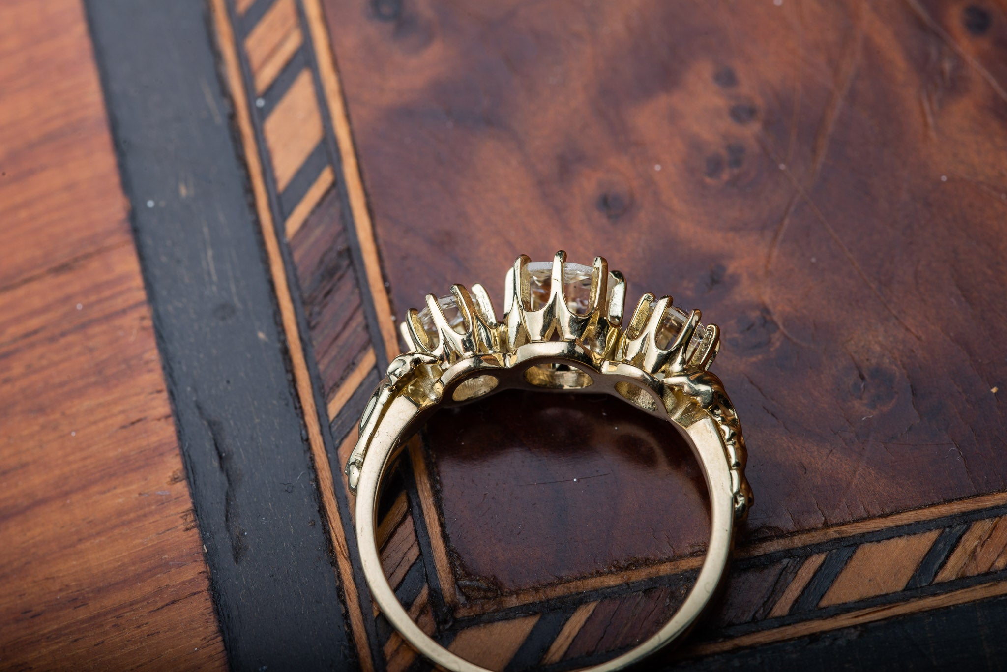 New Rosecut Diamond Trilogy Ring - LUXORIA VITA