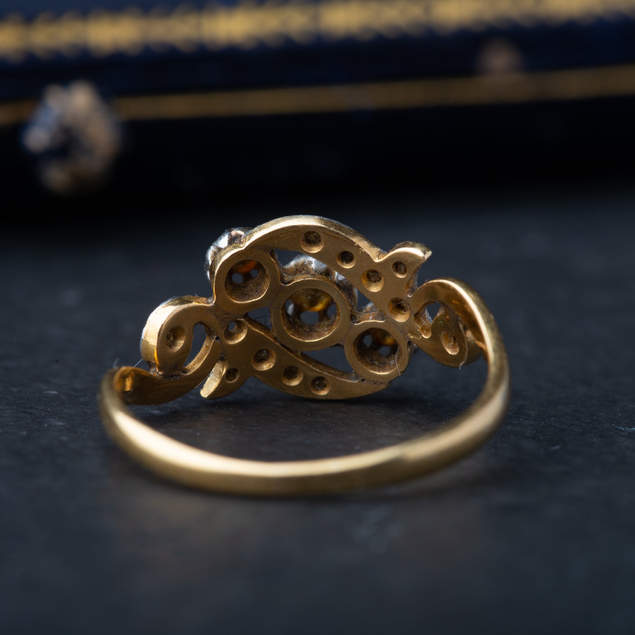 Antique French Diamond Ring - Luxoria Vita