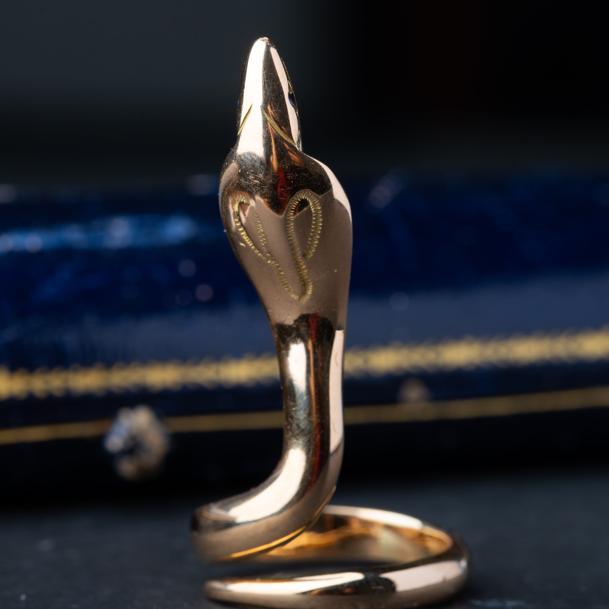 Vintage Italian Snake Ring