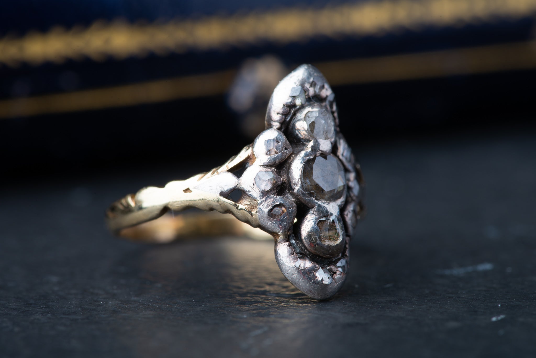 Antique Rosecut Diamond Ring - Luxoria Vita