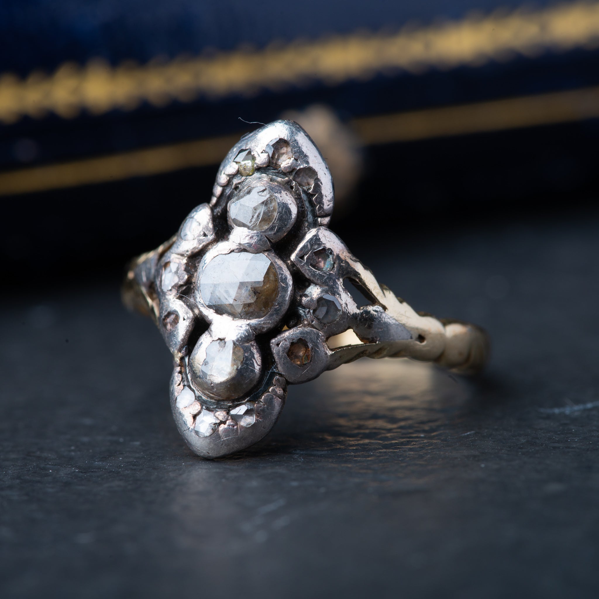 Antique Rosecut Diamond Ring - Luxoria Vita