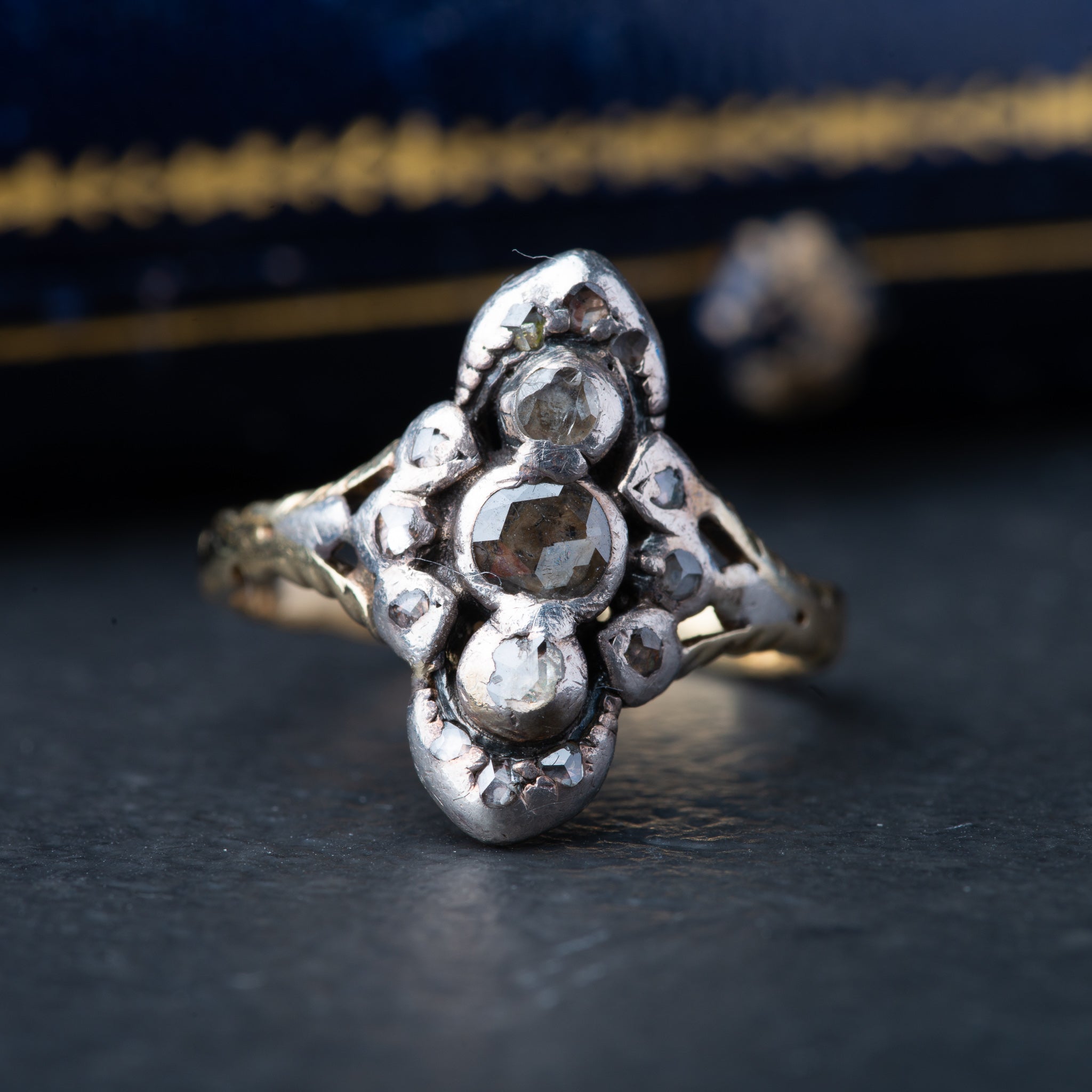 Antique Rosecut Diamond Ring - Luxoria Vita