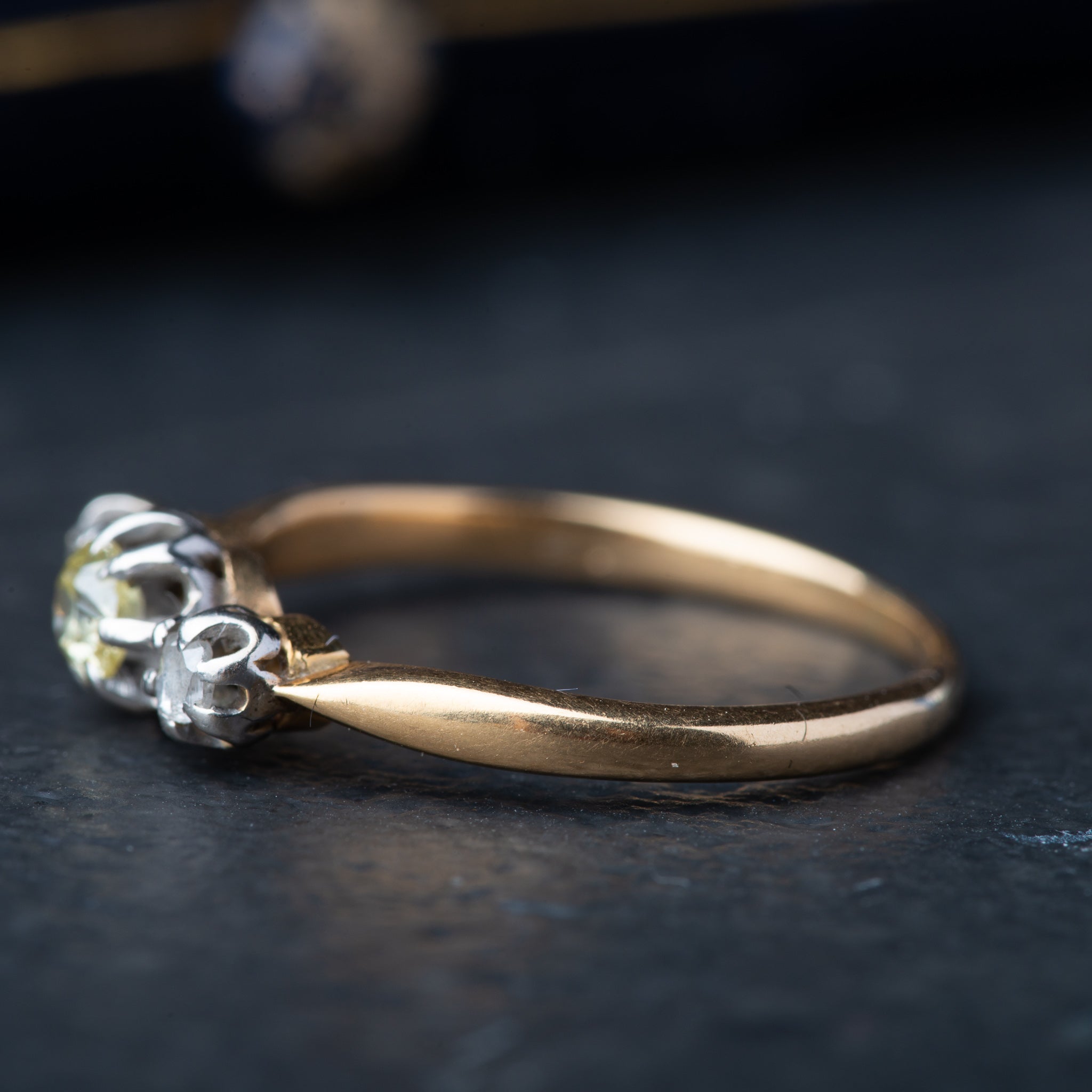 1900's Edwardian Trilogy Diamond Ring - LUXORIA VITA