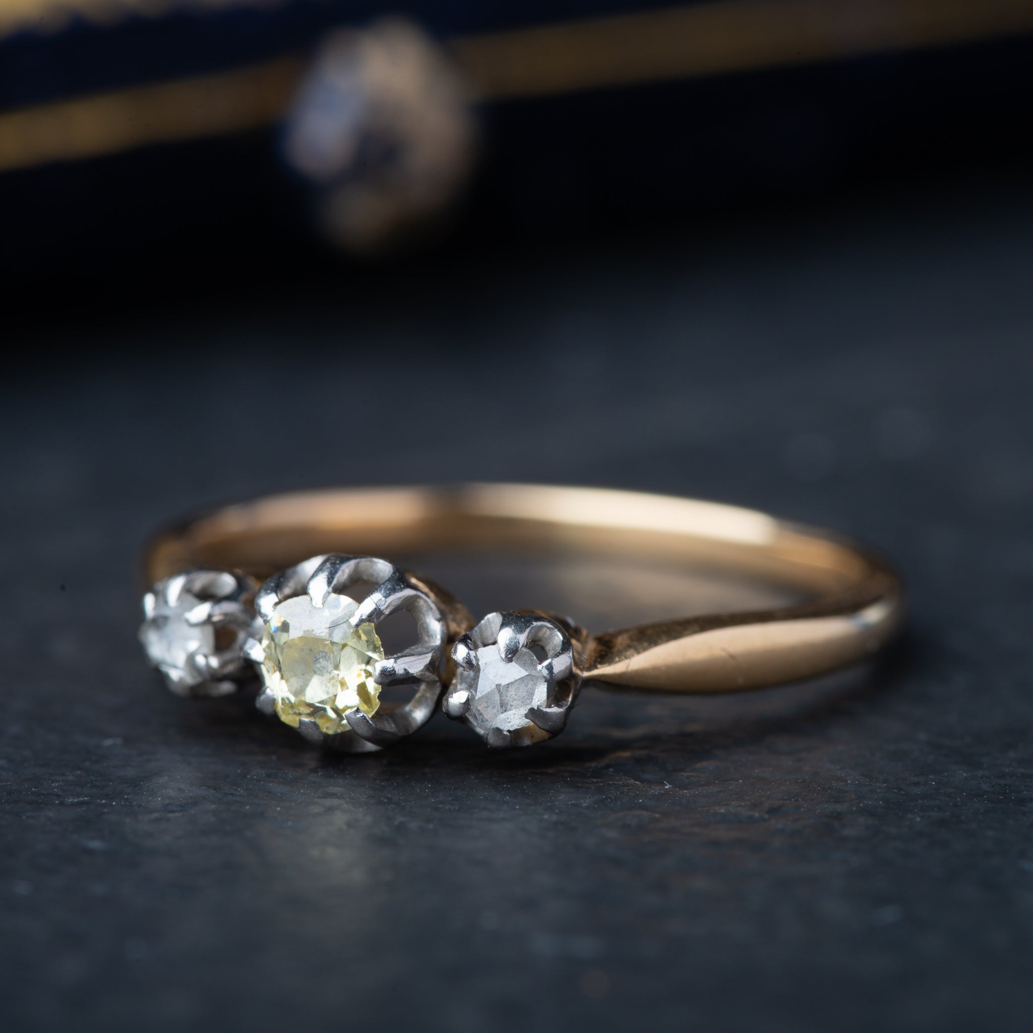1900's Edwardian Trilogy Diamond Ring - LUXORIA VITA