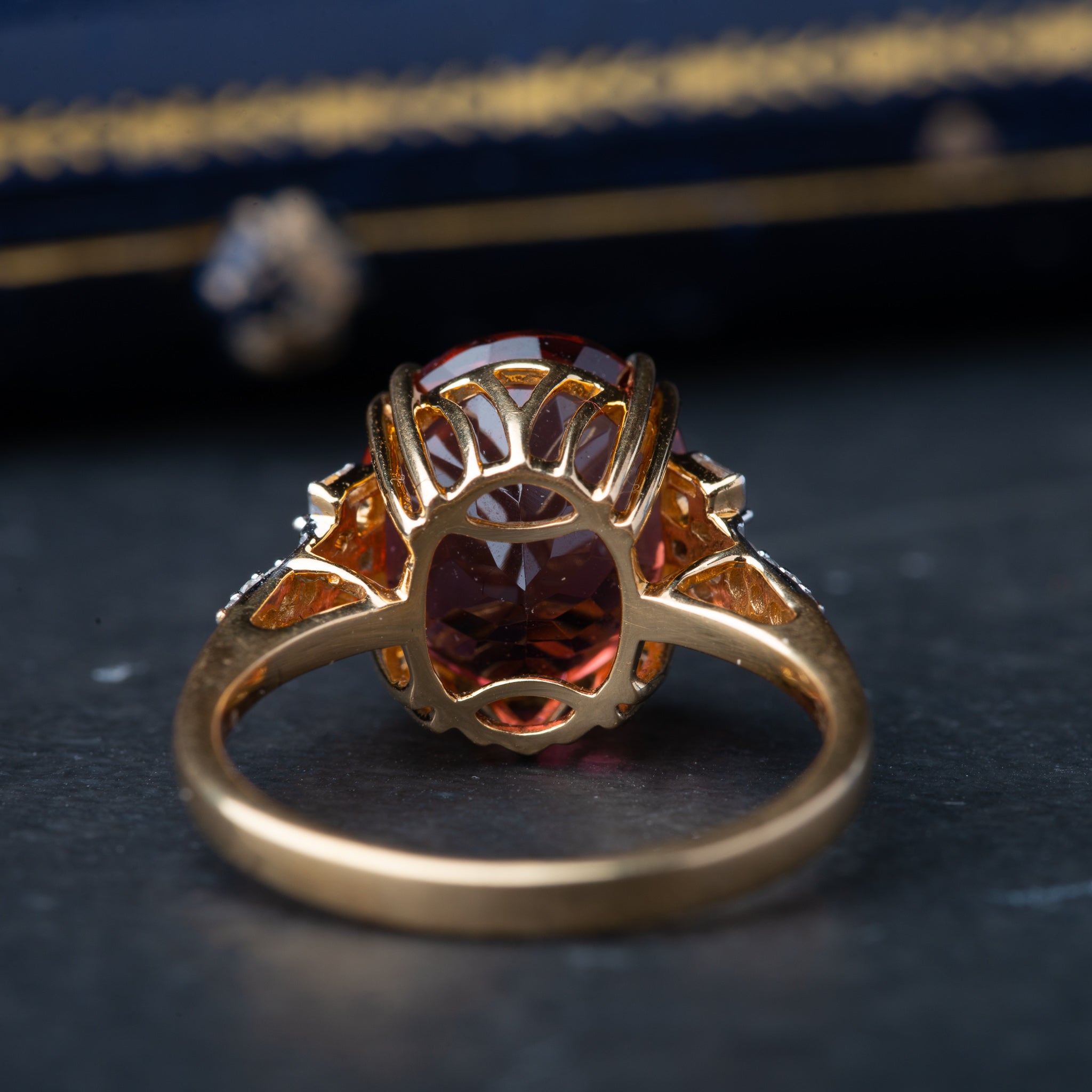 Modern Rubellite Tourmaline Ring - LUXORIA VITA