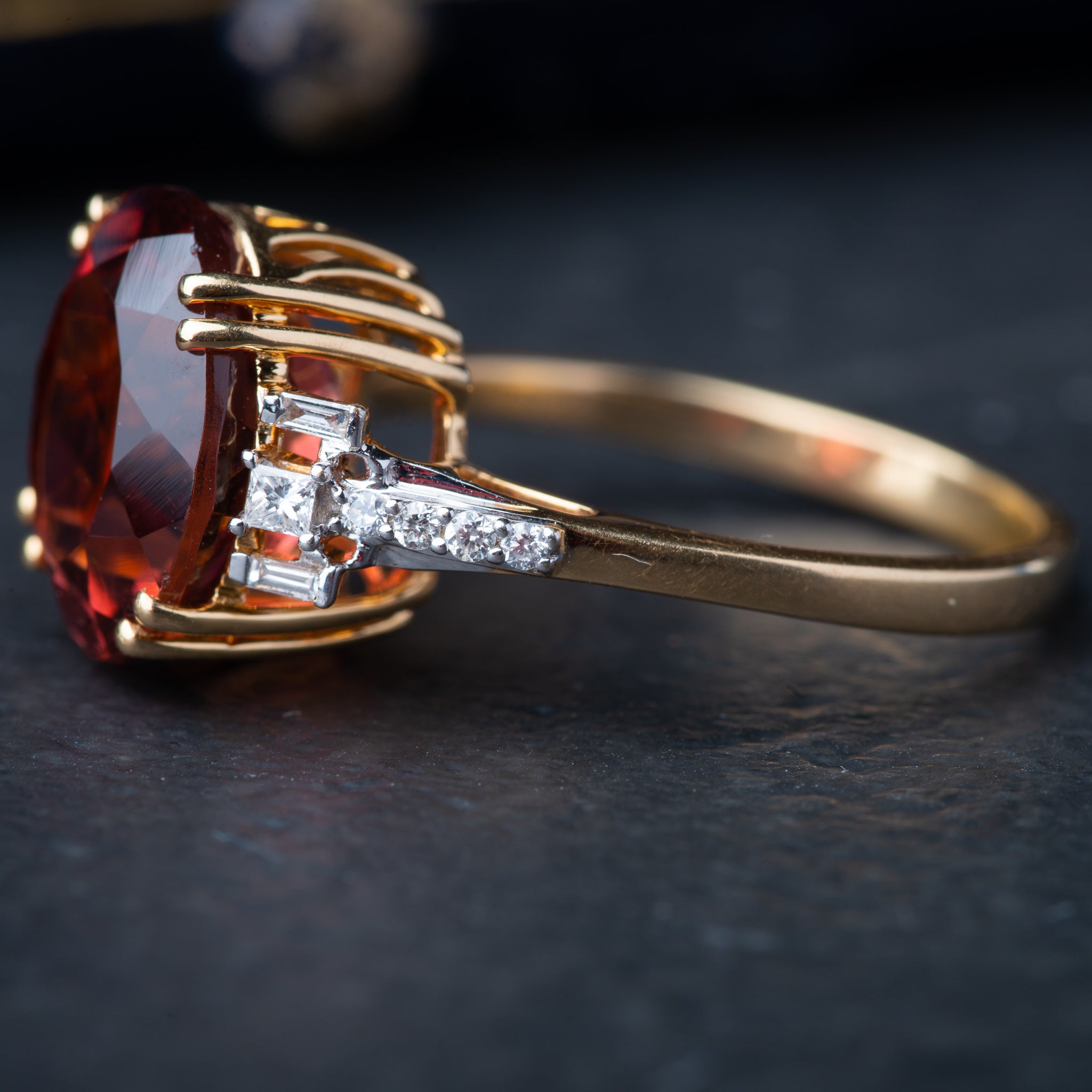 Modern Rubellite Tourmaline Ring - LUXORIA VITA