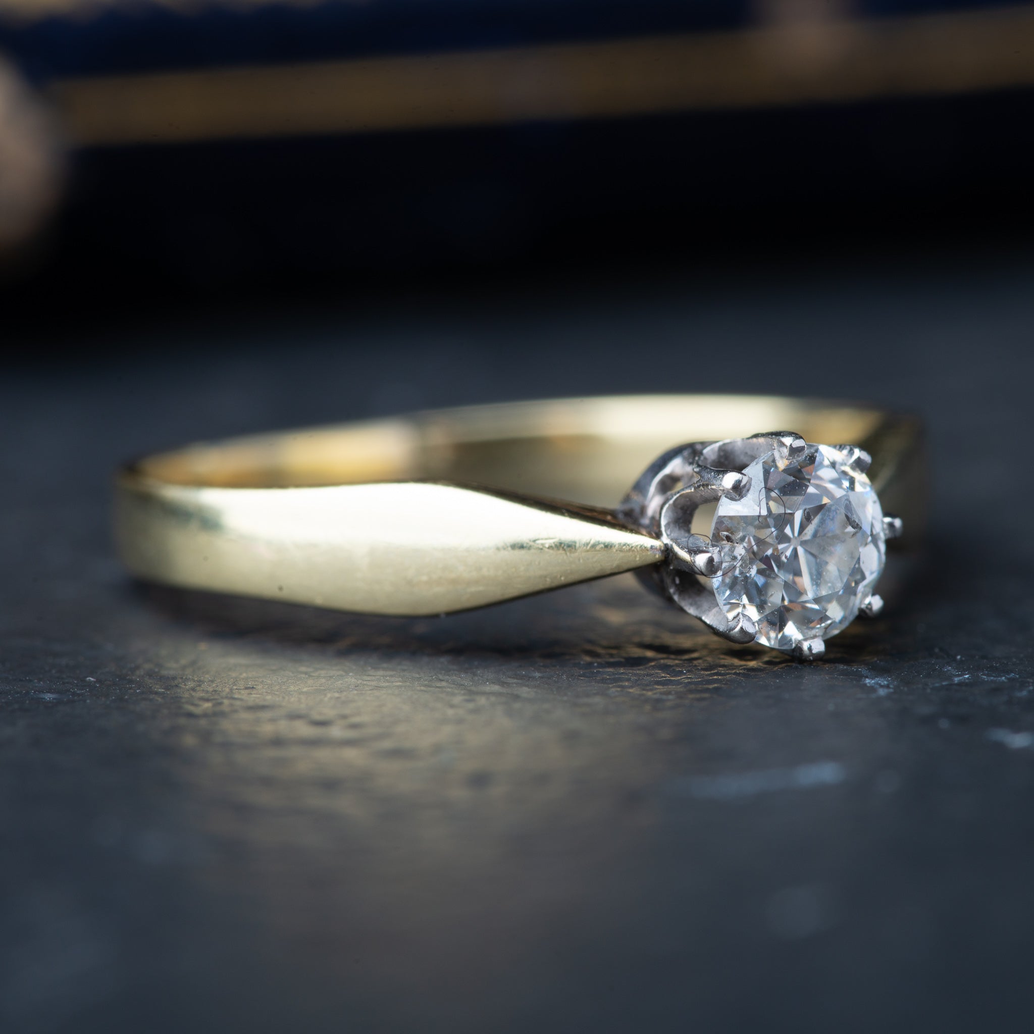 Vintage Old Mine Cut Diamond Ring - LUXORIA VITA