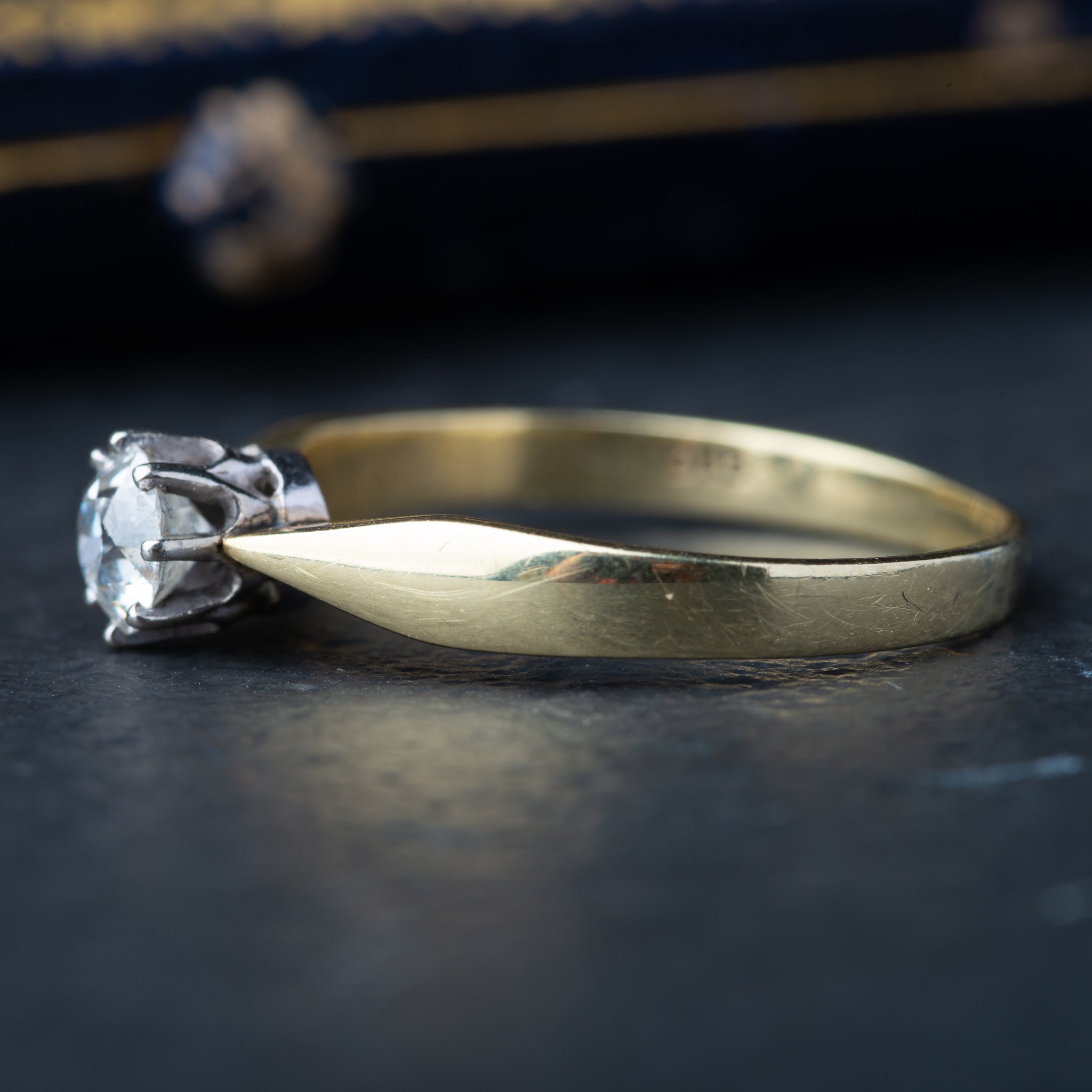 Vintage Old Mine Cut Diamond Ring - LUXORIA VITA