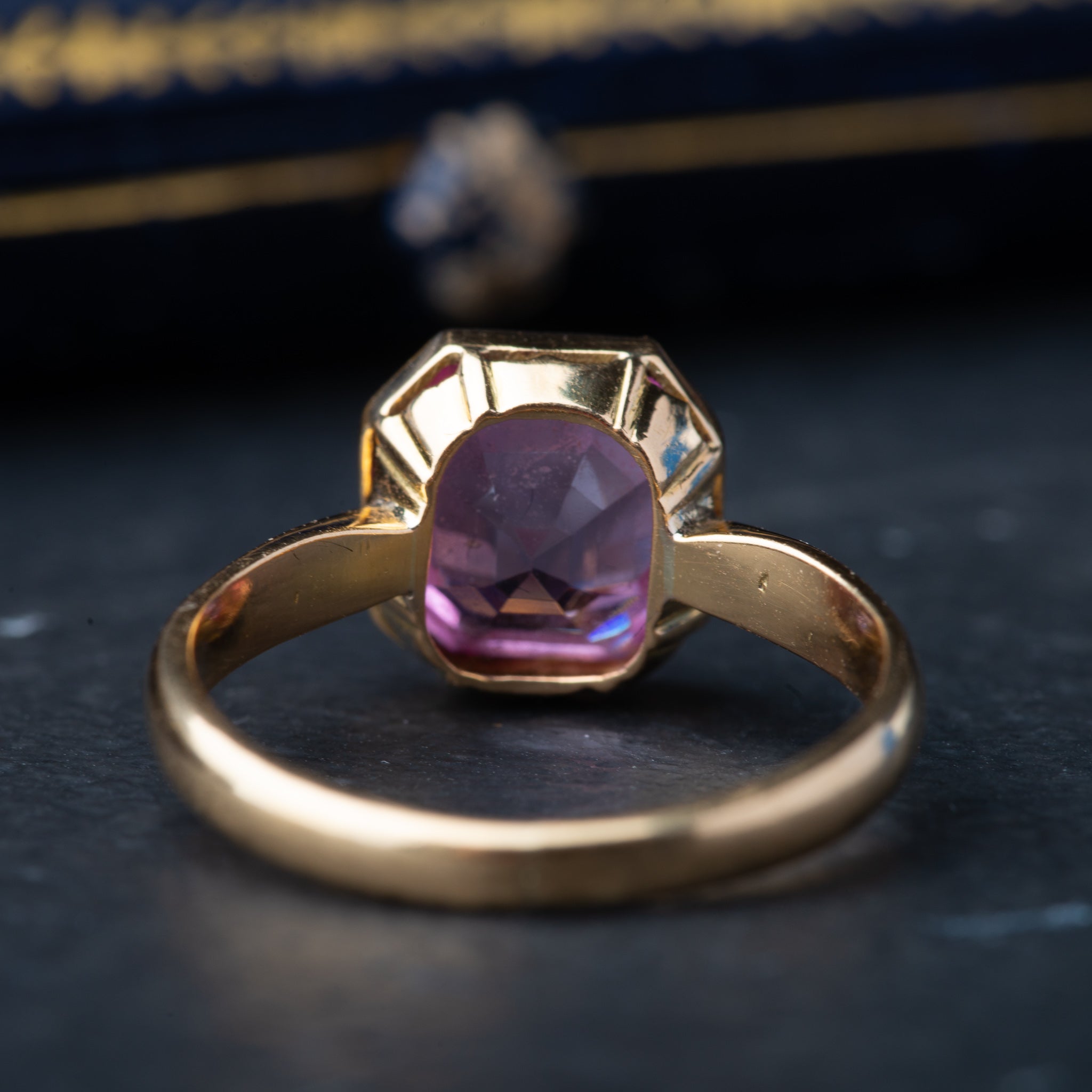 Vintage Pink Sapphire Ring
