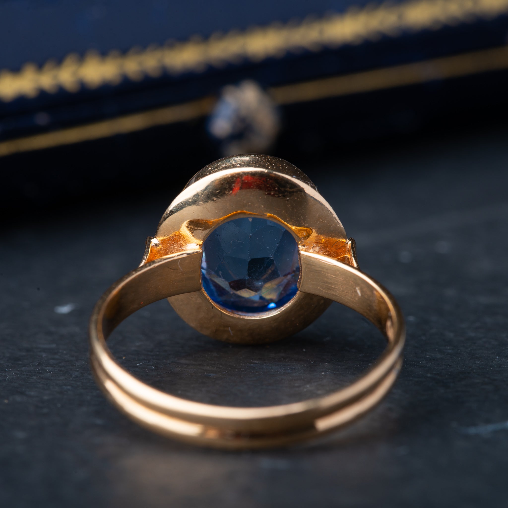 High Carat 21K Synthetic Spinel Ring - Luxoria Vita