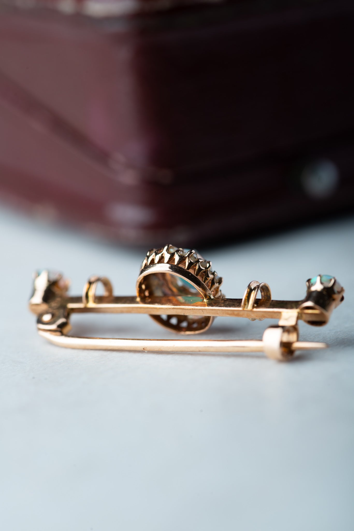 Antique 19th Century Opal Pearl Brooch - Luxoria Vita