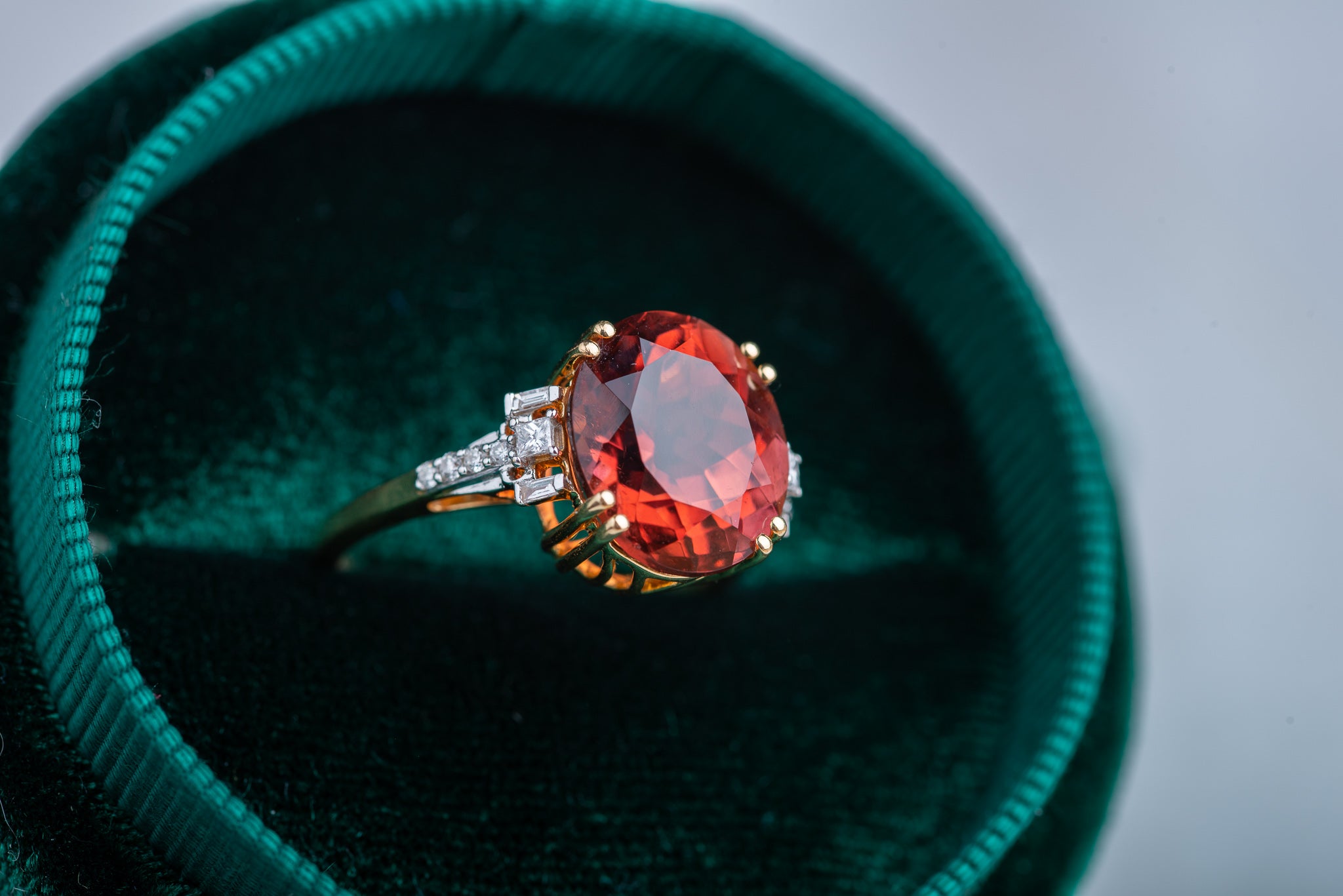 Modern Rubellite Tourmaline Ring - LUXORIA VITA