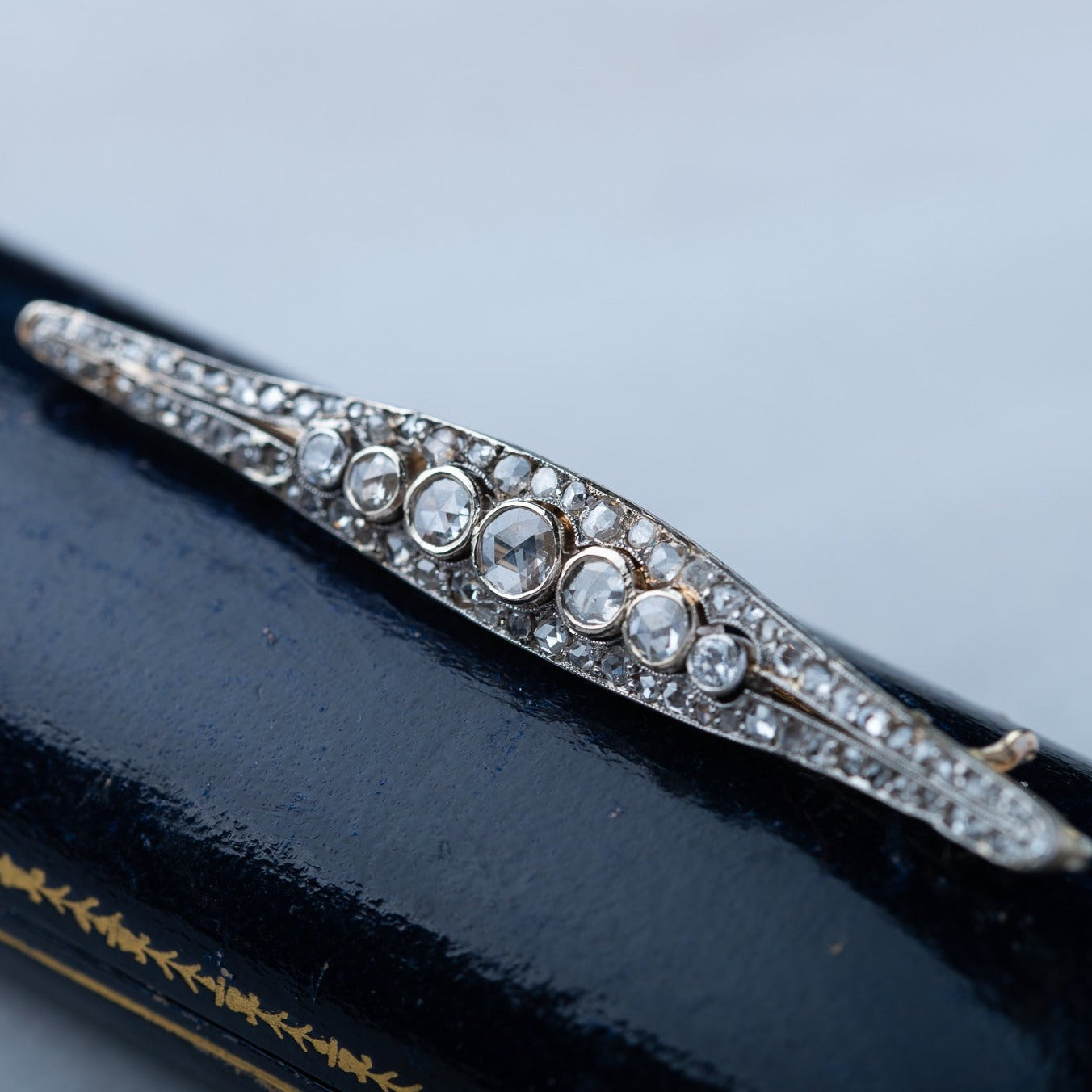 Art Deco Rosecut Diamond Brooch - LUXORIA VITA