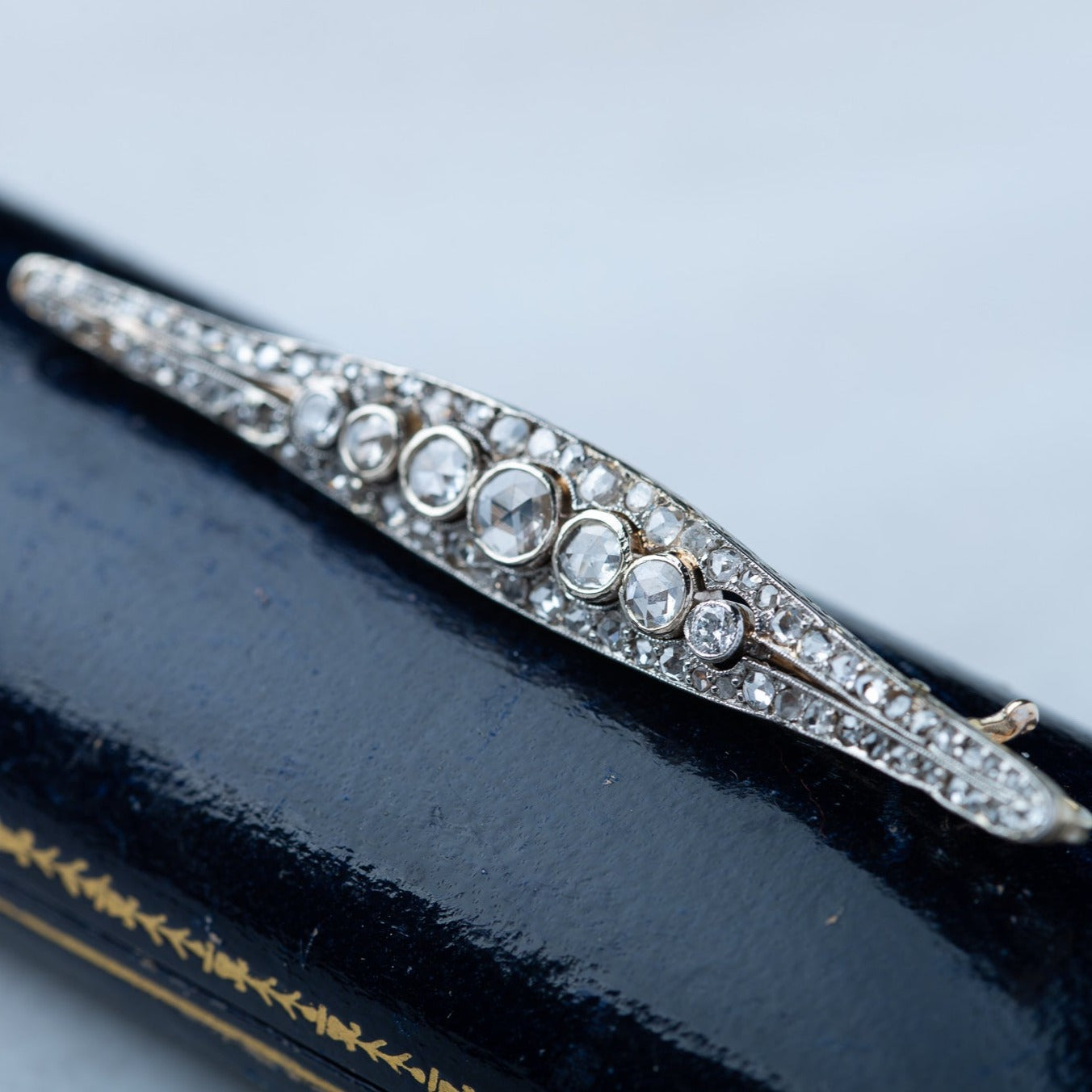 Art Deco Rosecut Diamond Brooch - LUXORIA VITA