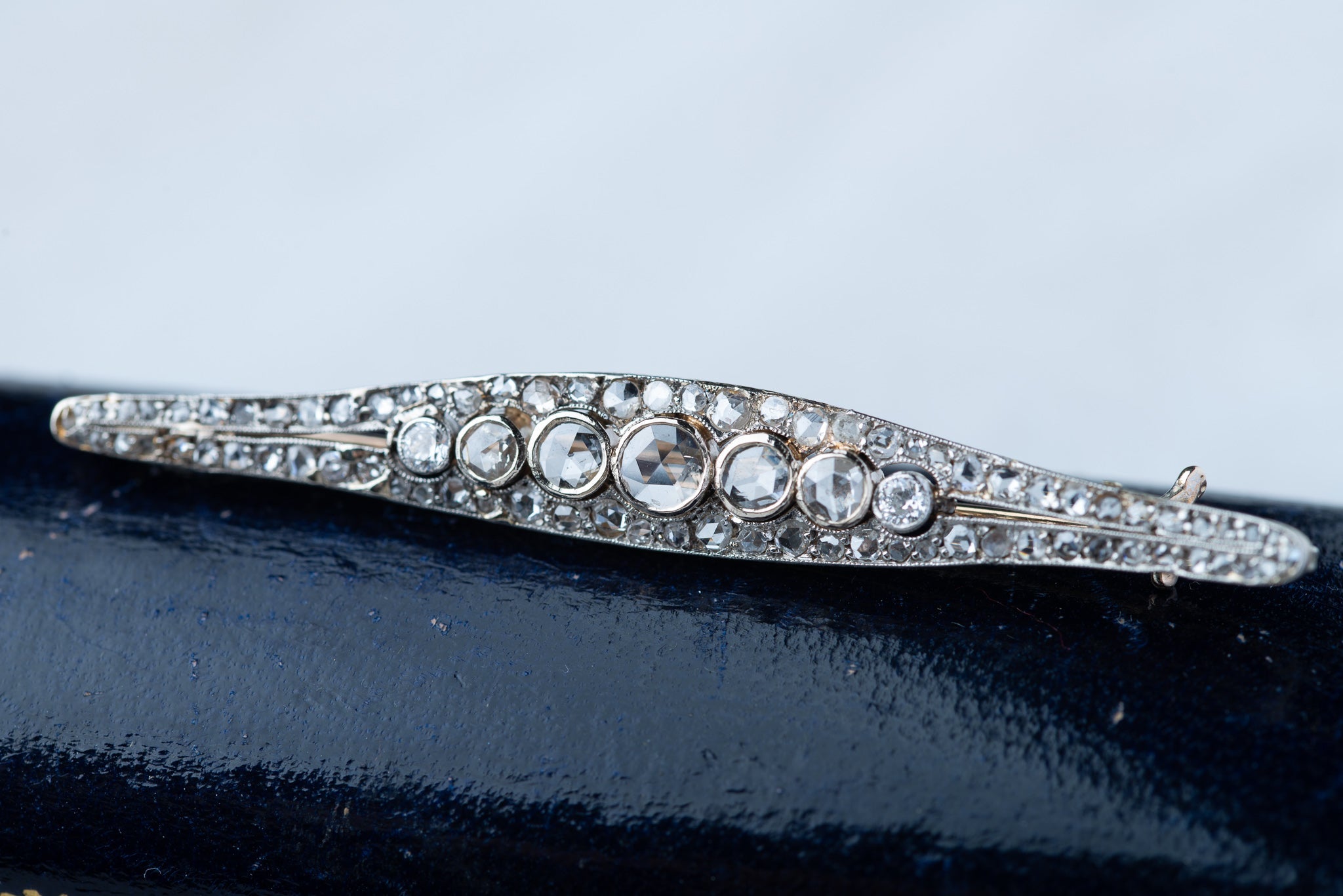 Art Deco Rosecut Diamond Brooch - LUXORIA VITA