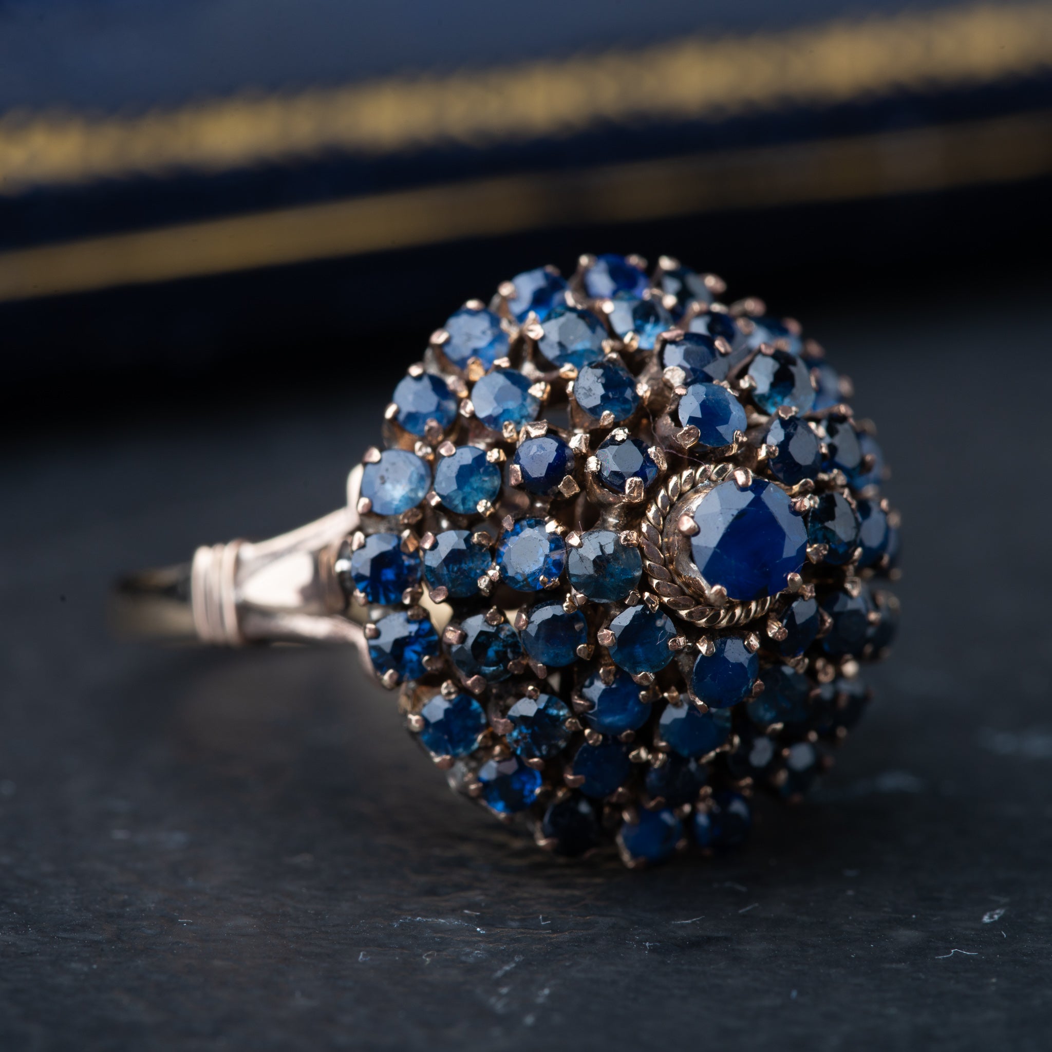 Vintage Sapphire Thai Princess Ring