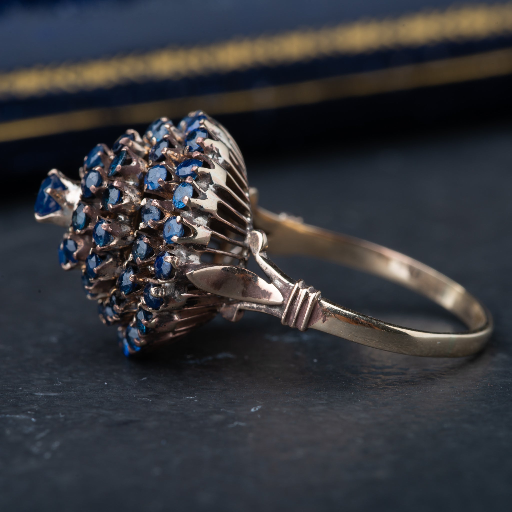 Vintage Sapphire Thai Princess Ring