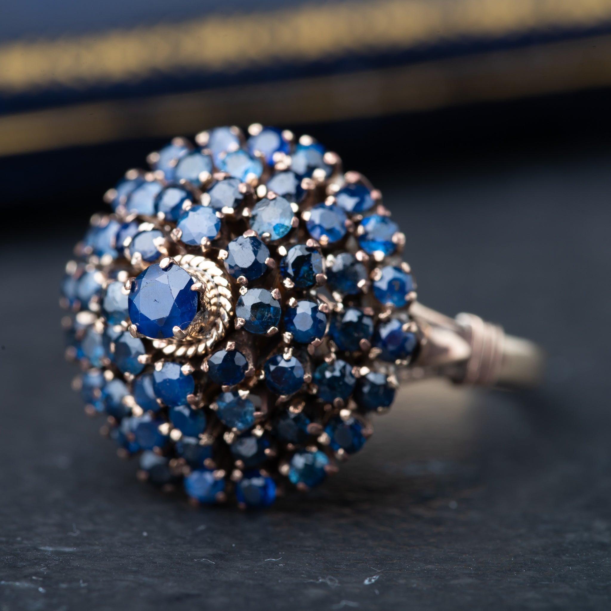 Vintage Sapphire Thai Princess Ring