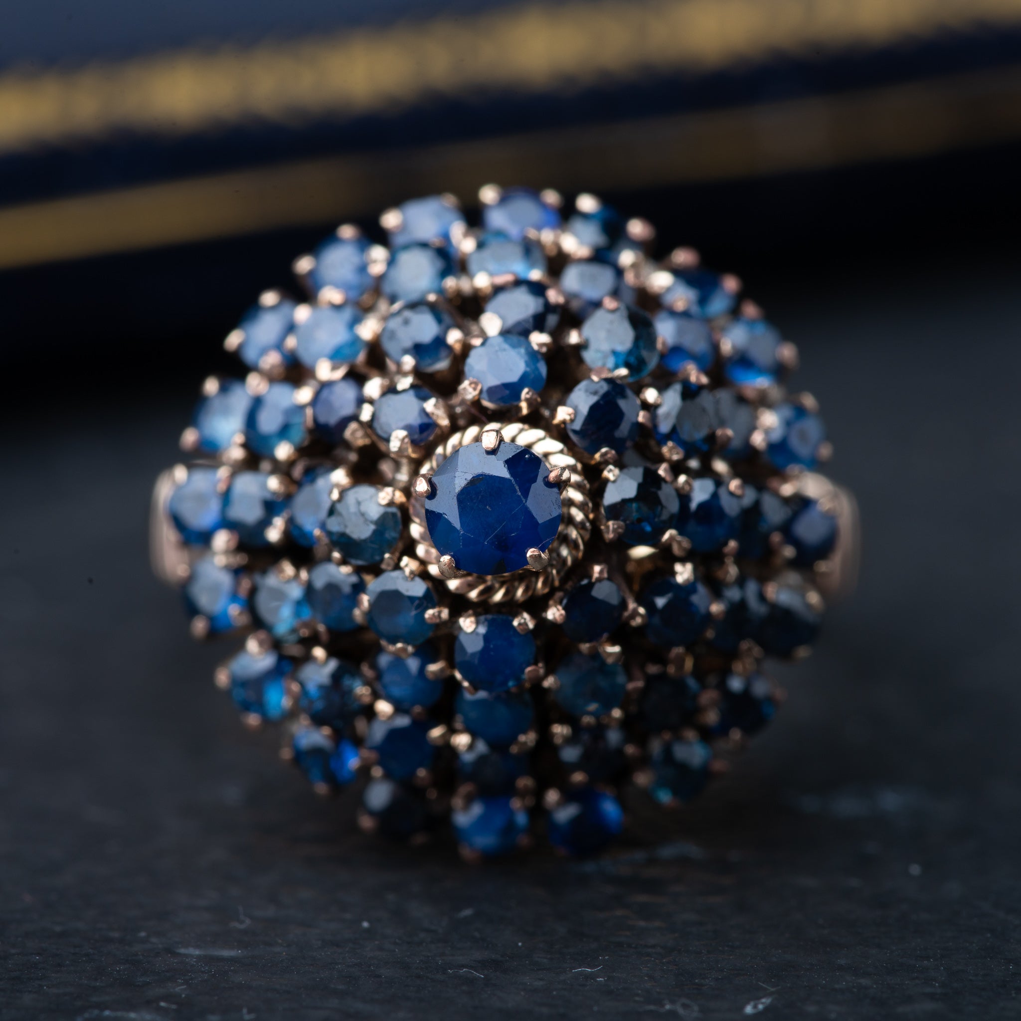 Vintage Sapphire Thai Princess Ring
