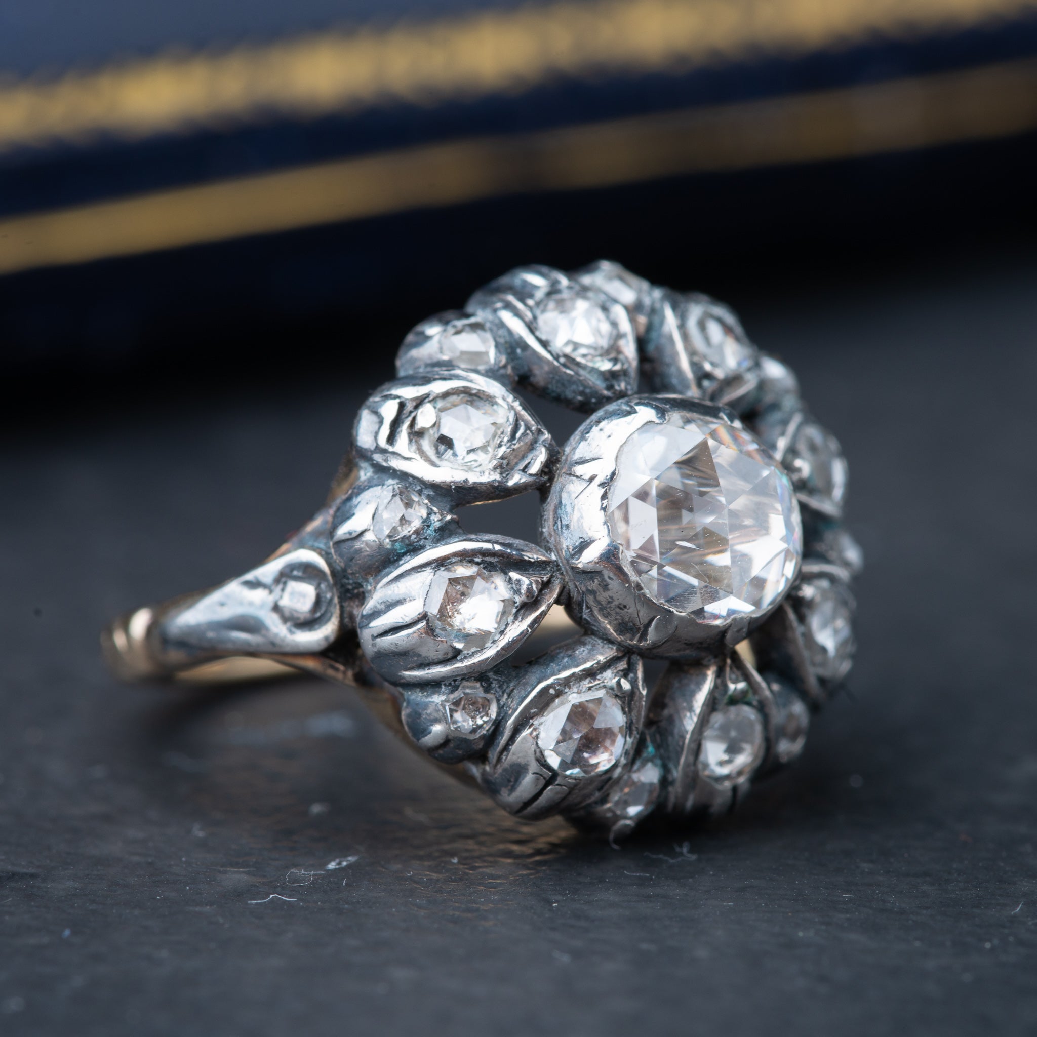 Antique Dutch Rosecut Diamond Ring - Luxoria Vita