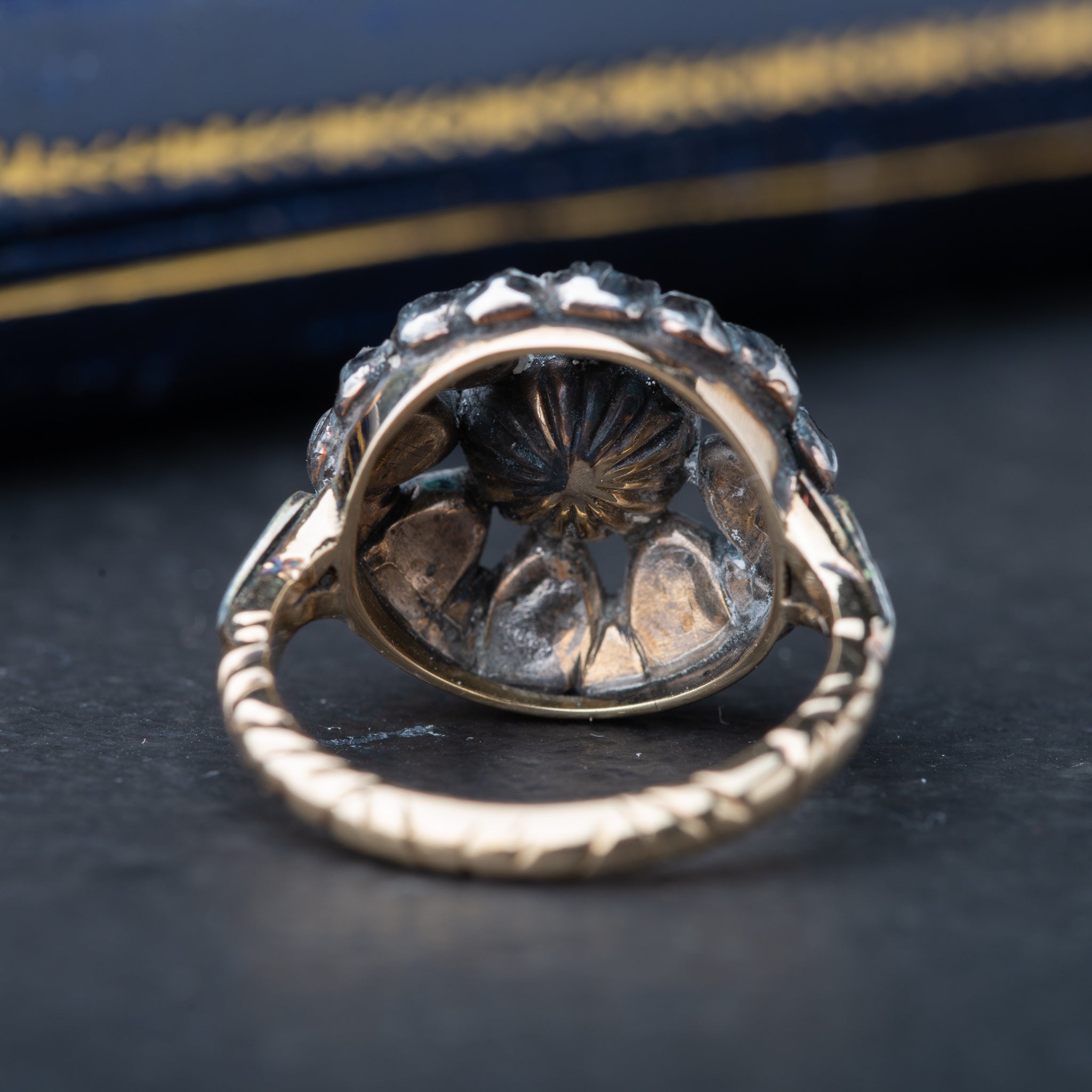 Antique Dutch Rosecut Diamond Ring - Luxoria Vita