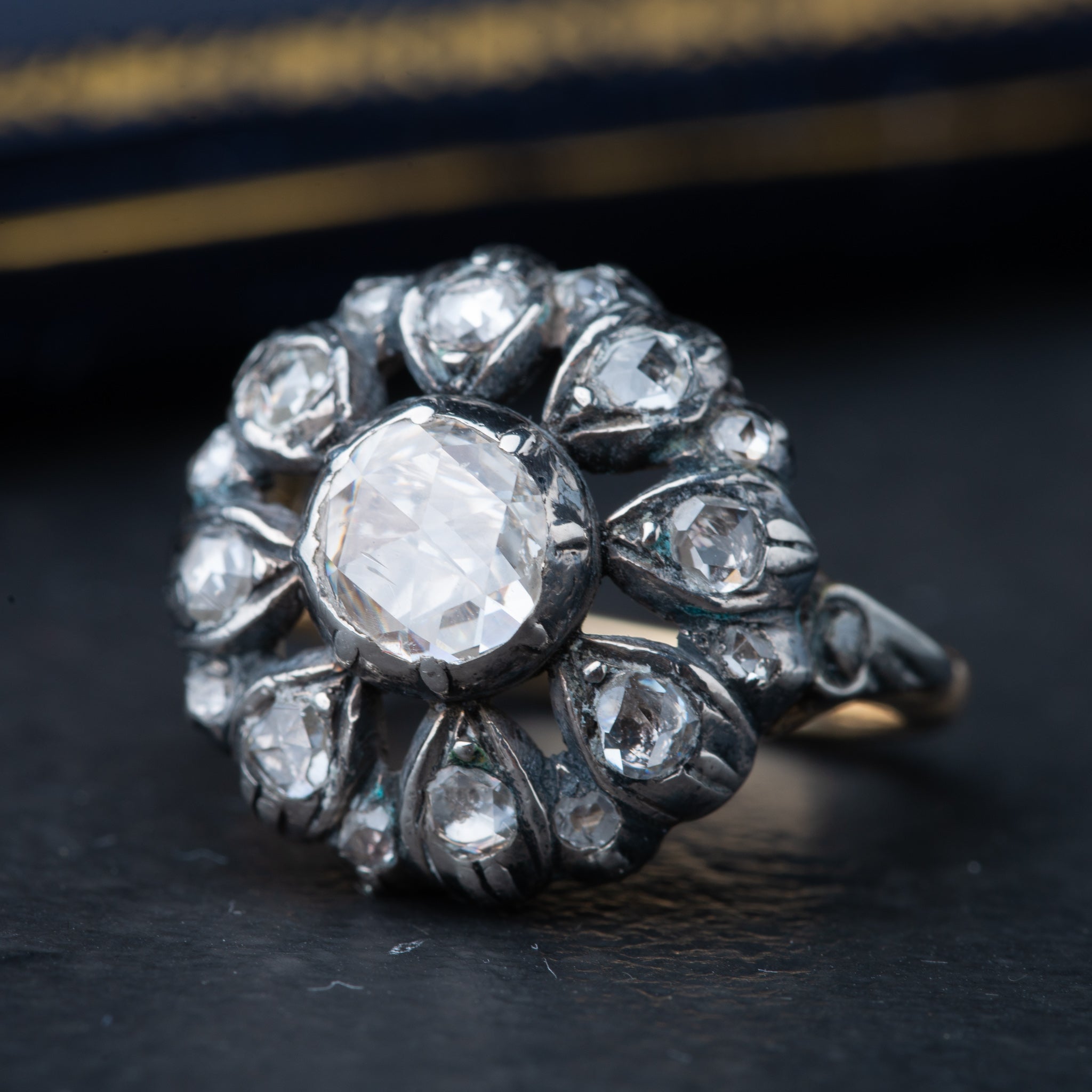 Antique Dutch Rosecut Diamond Ring - Luxoria Vita