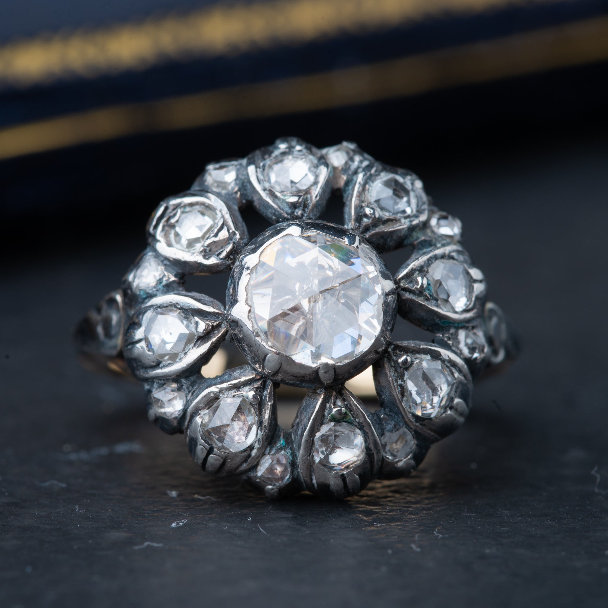 Antique Dutch Rosecut Diamond Ring - Luxoria Vita