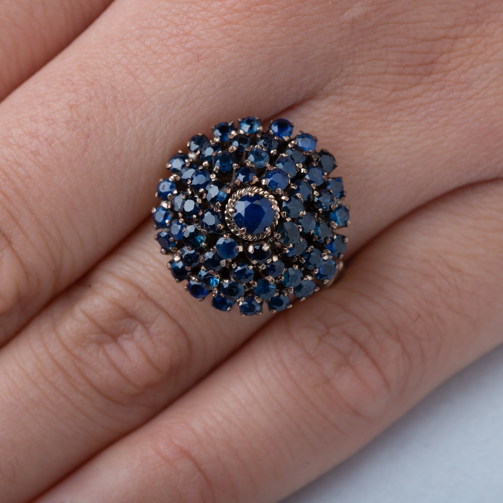 Vintage Sapphire Thai Princess Ring
