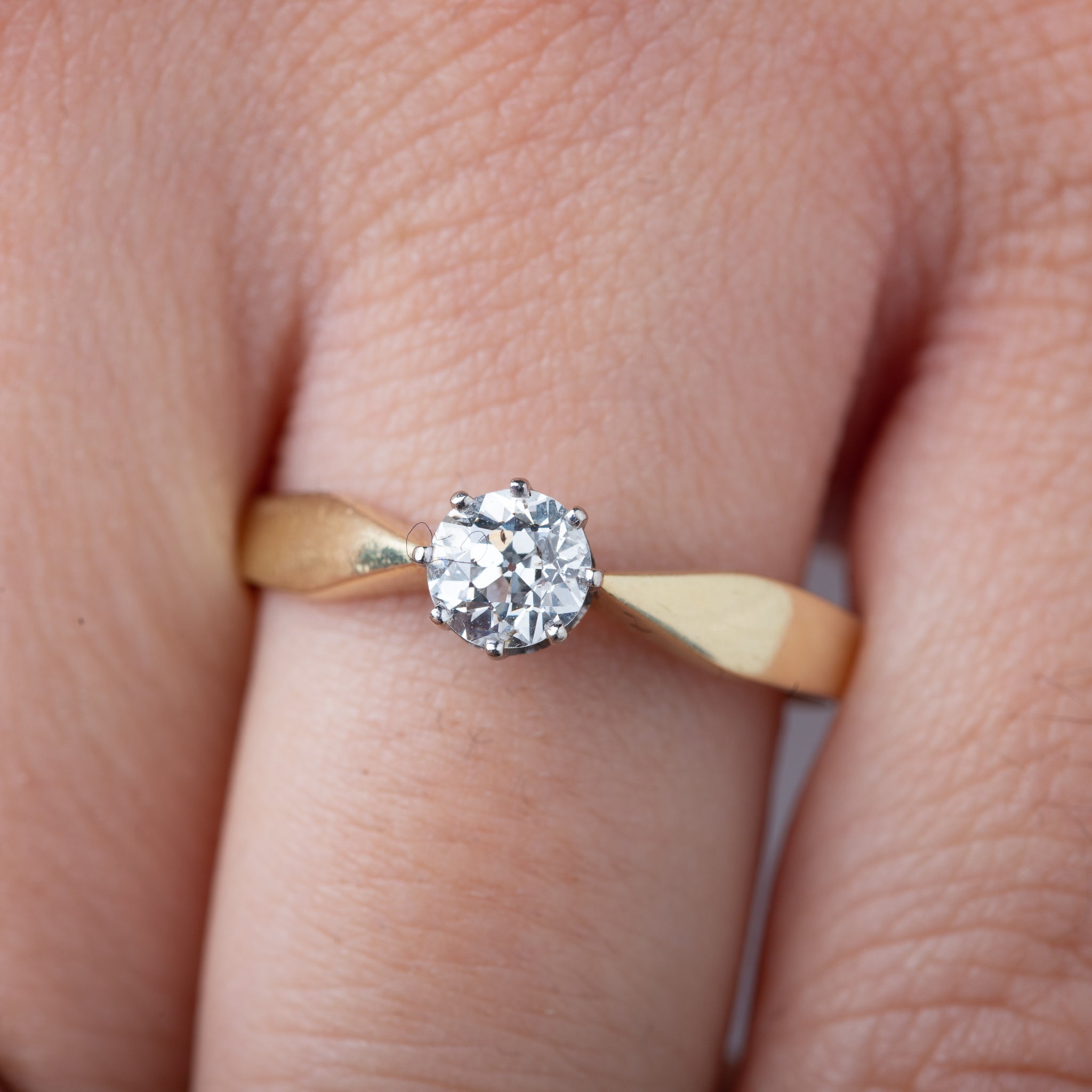 Vintage Old Mine Cut Diamond Ring - LUXORIA VITA