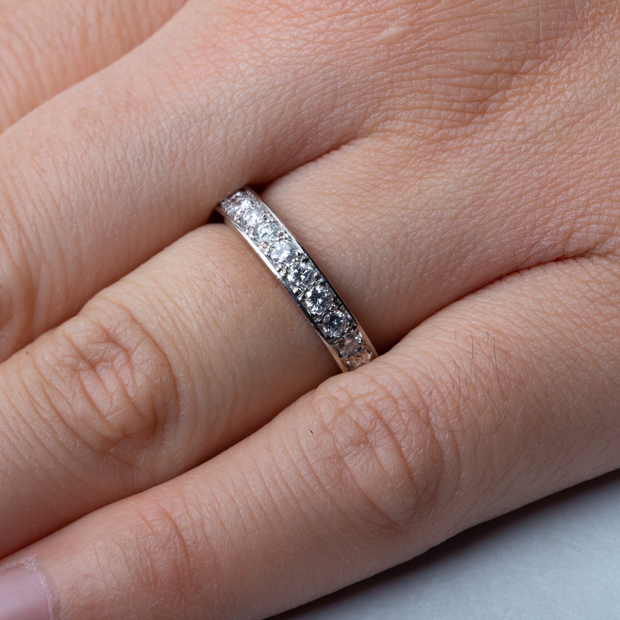 Art Deco 1.3ct Diamond Eternity Ring - Luxoria Vita