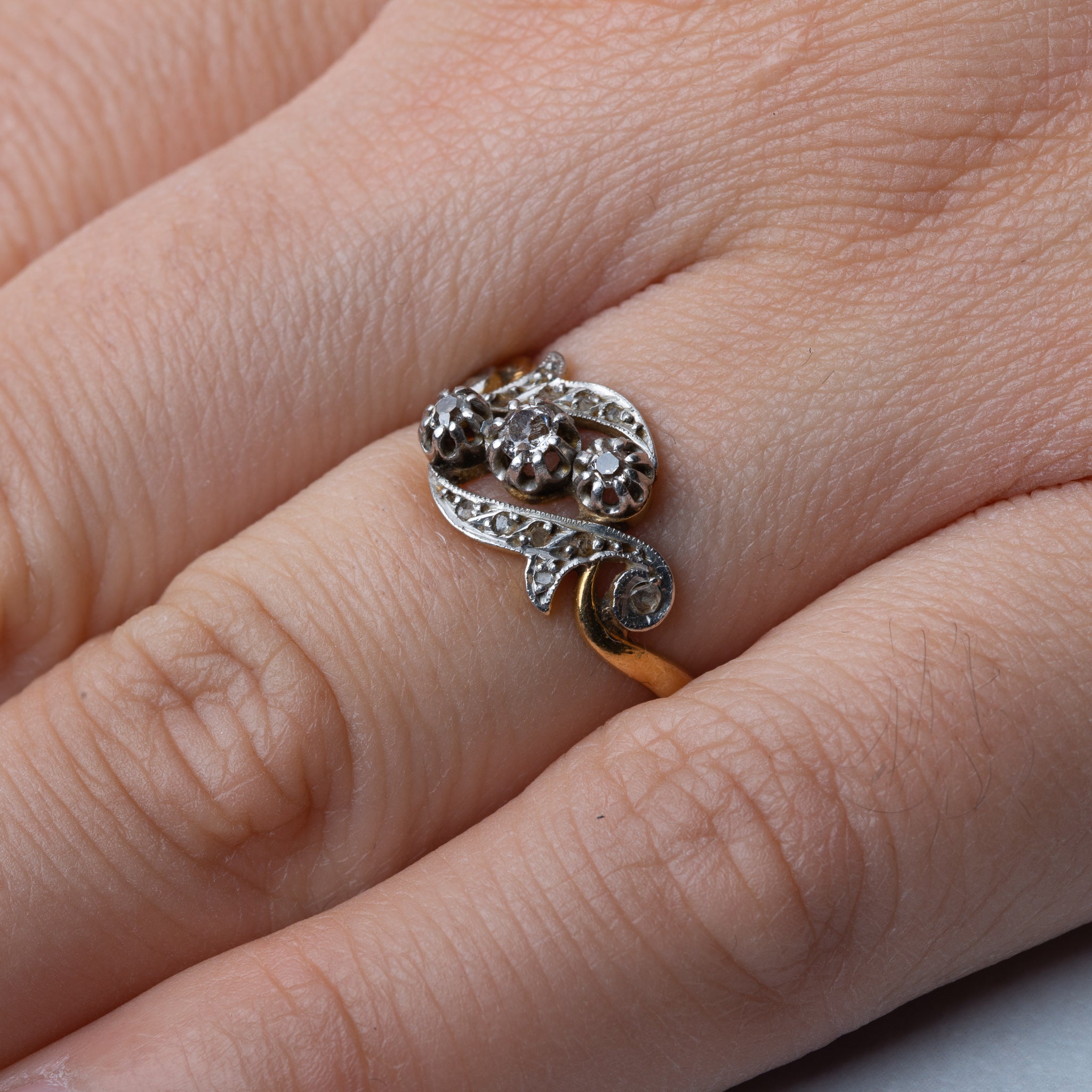 Antique French Diamond Ring - Luxoria Vita