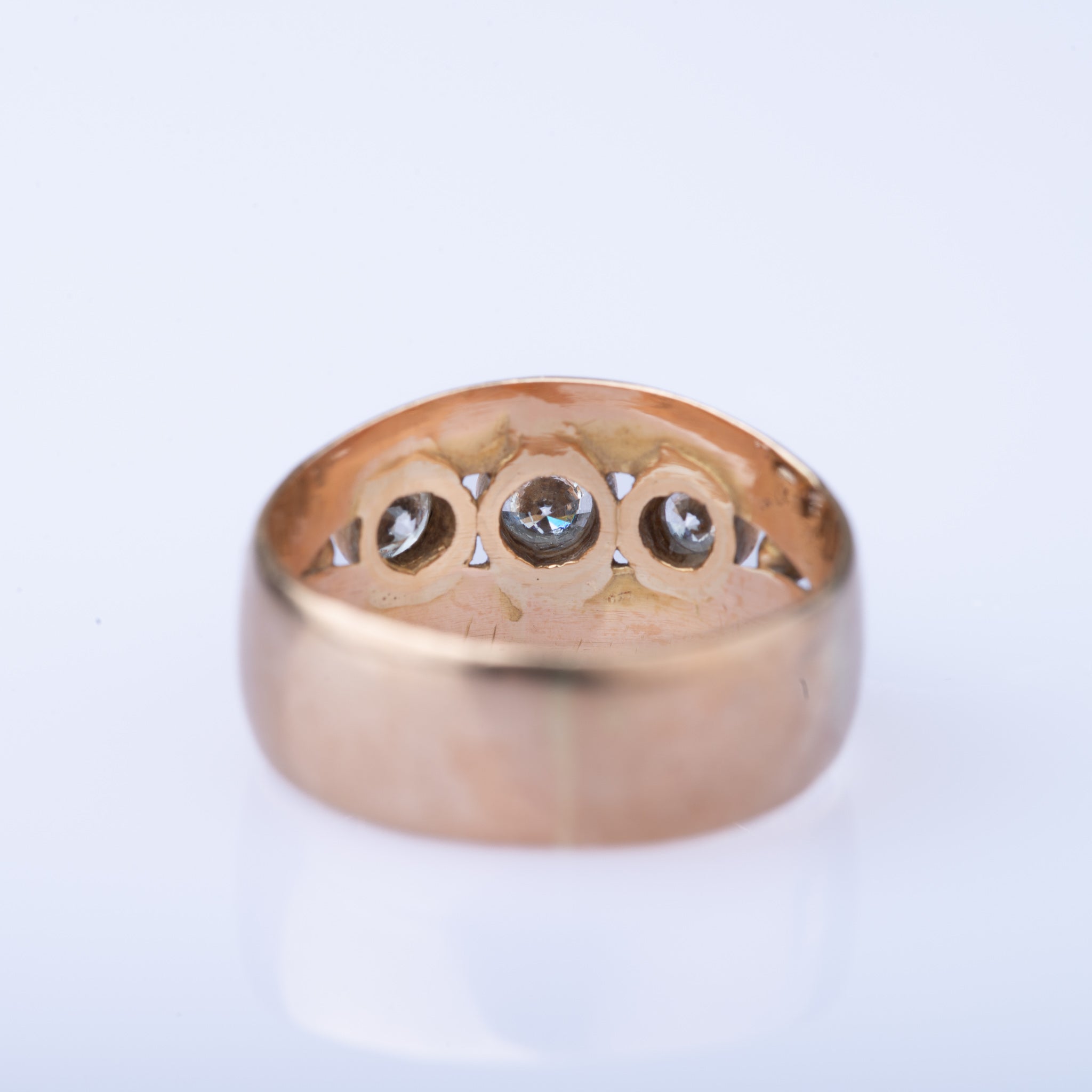 Edwardian Diamond Trilogy Ring - LUXORIA VITA