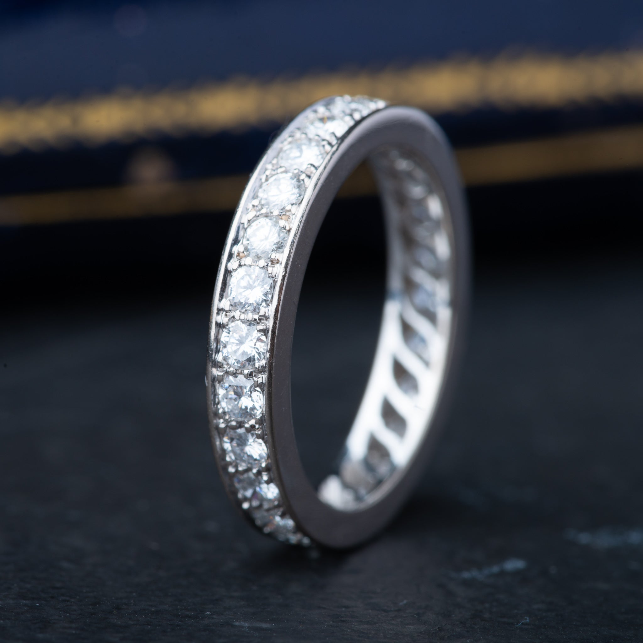 Art Deco 1.3ct Diamond Eternity Ring - Luxoria Vita