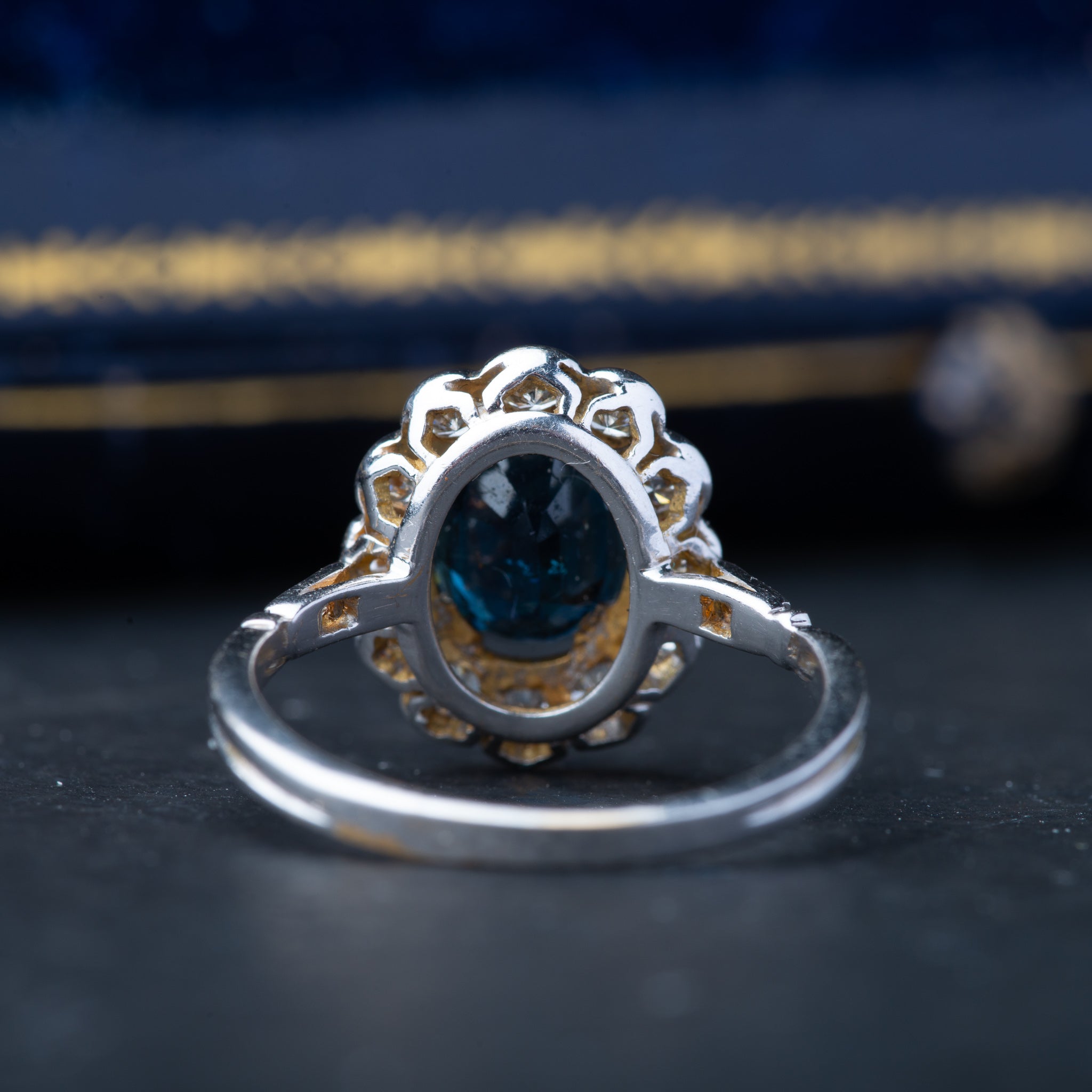 Vintage Sapphire Diamond Ring