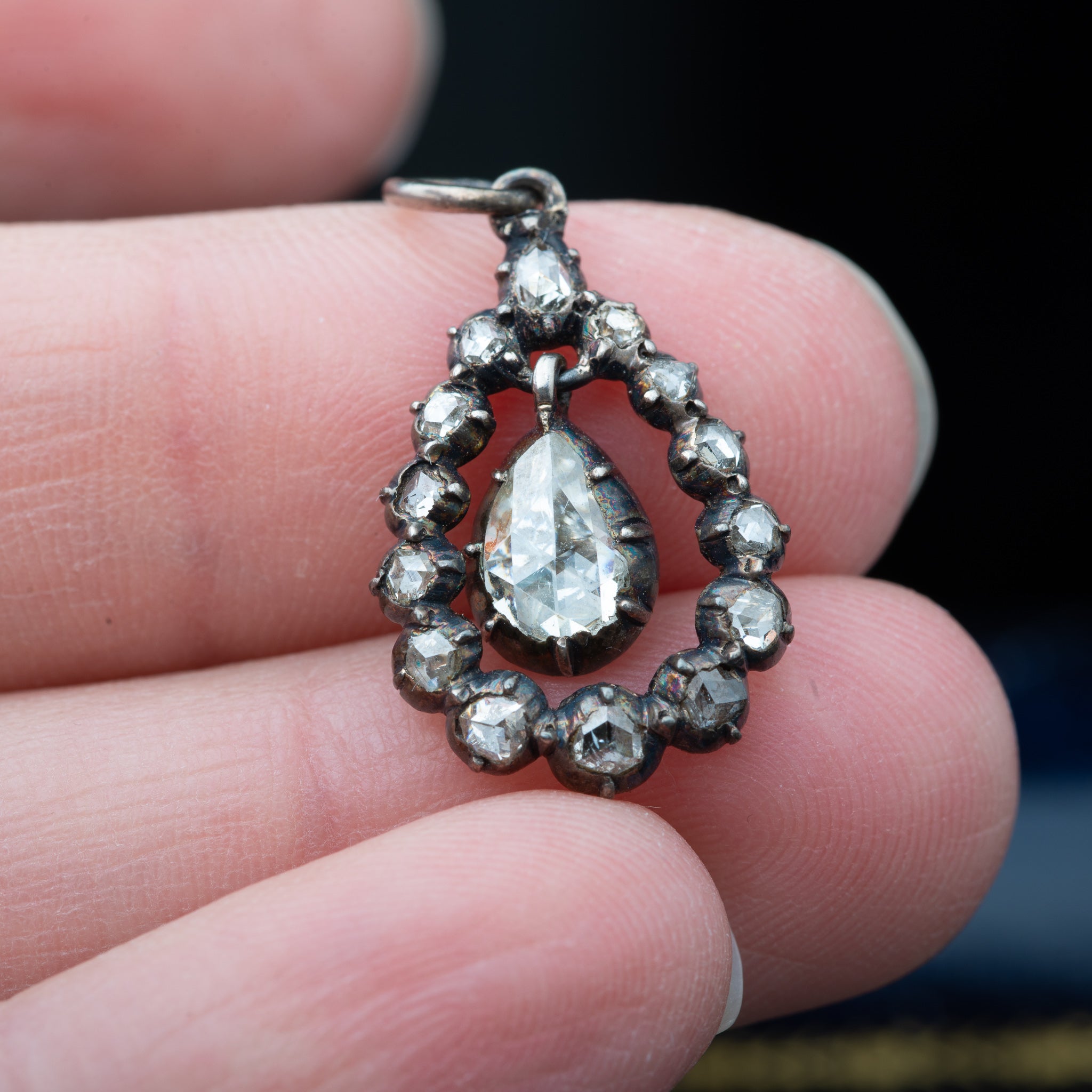 Victorian Rosecut Diamond Pendant - LUXORIA VITA
