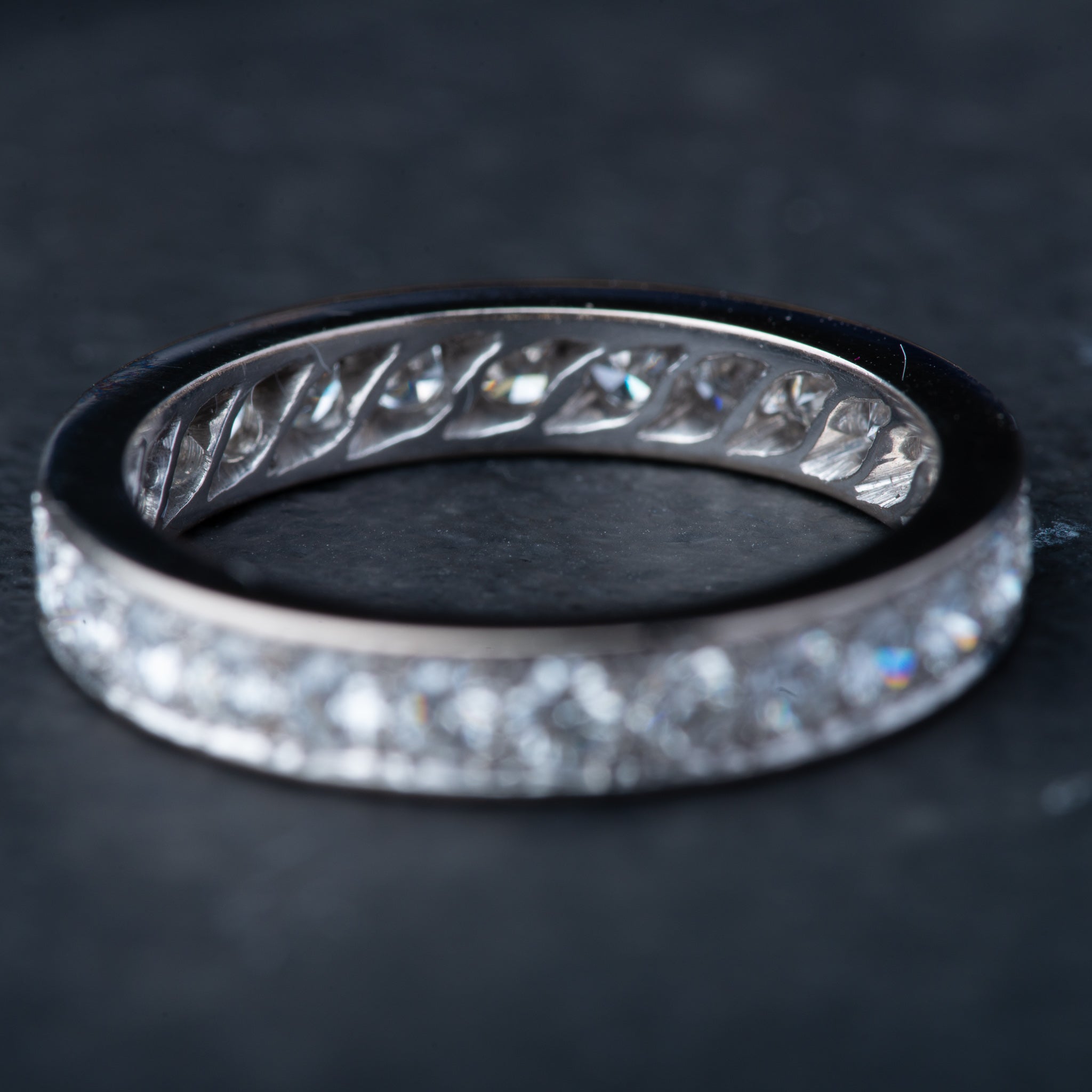 Art Deco 1.3ct Diamond Eternity Ring - Luxoria Vita