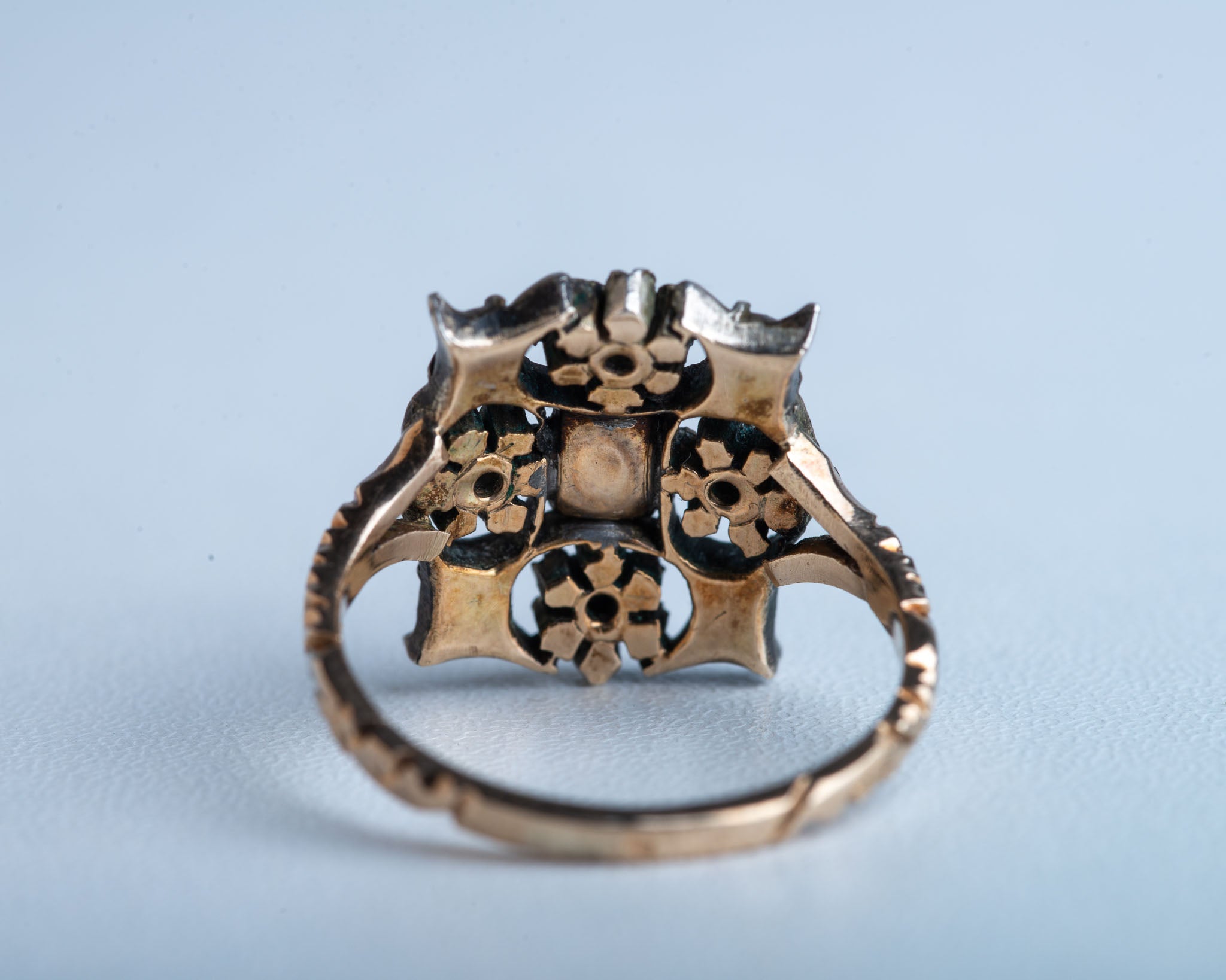 Dutch Rosecut Diamond Ring - LUXORIA VITA