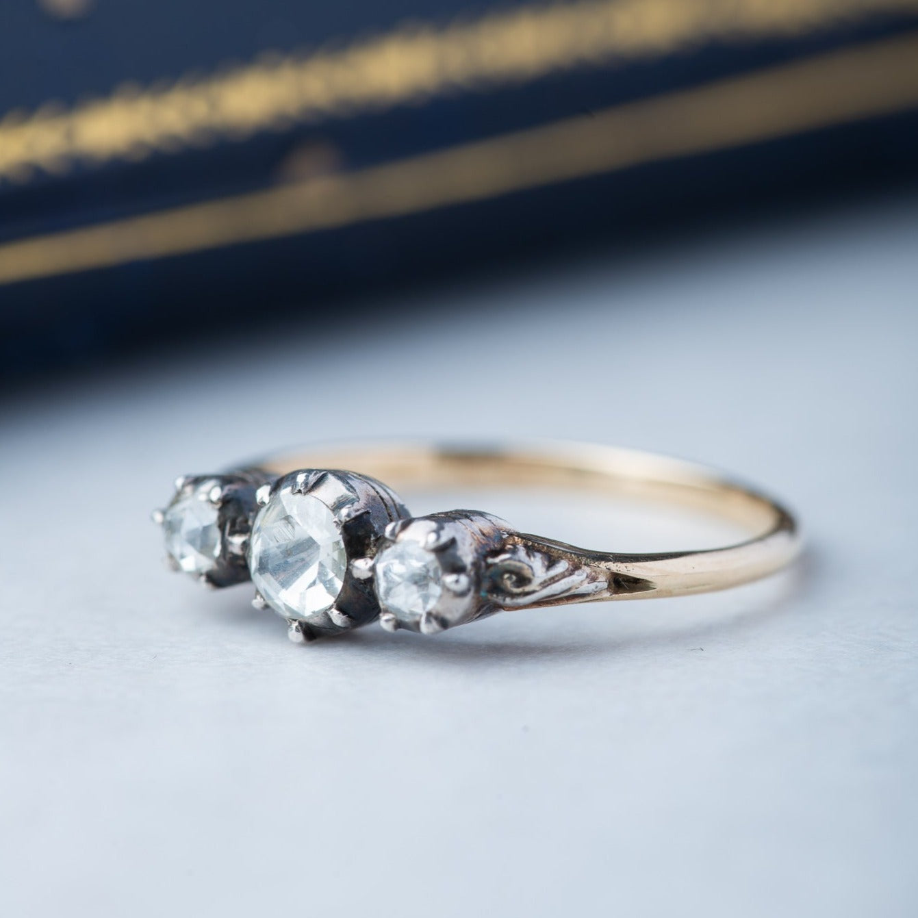 Rosecut Diamond Trilogy Ring - Luxoria Vita