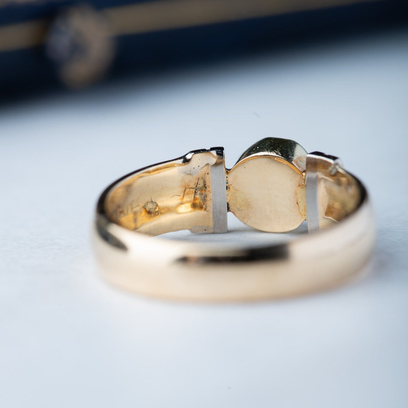 Vintage Rosecut Diamond Solitaire Ring