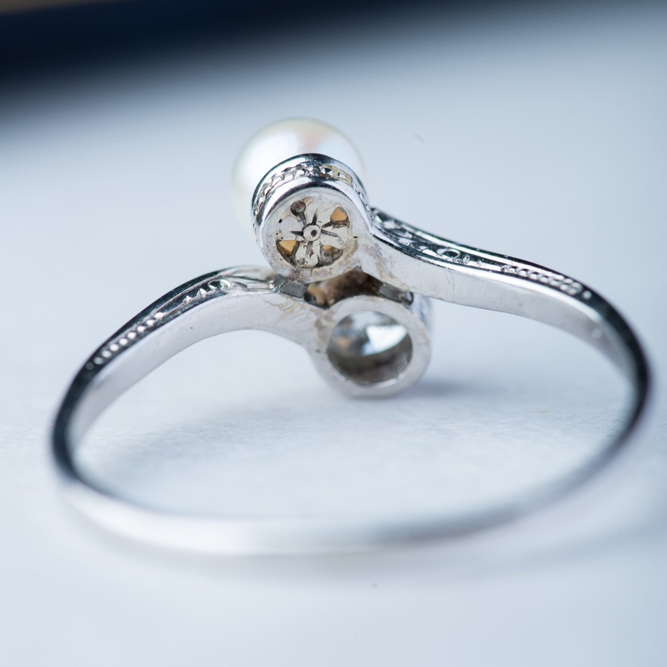 Art Deco Toi et Moi Ring - Luxoria Vita