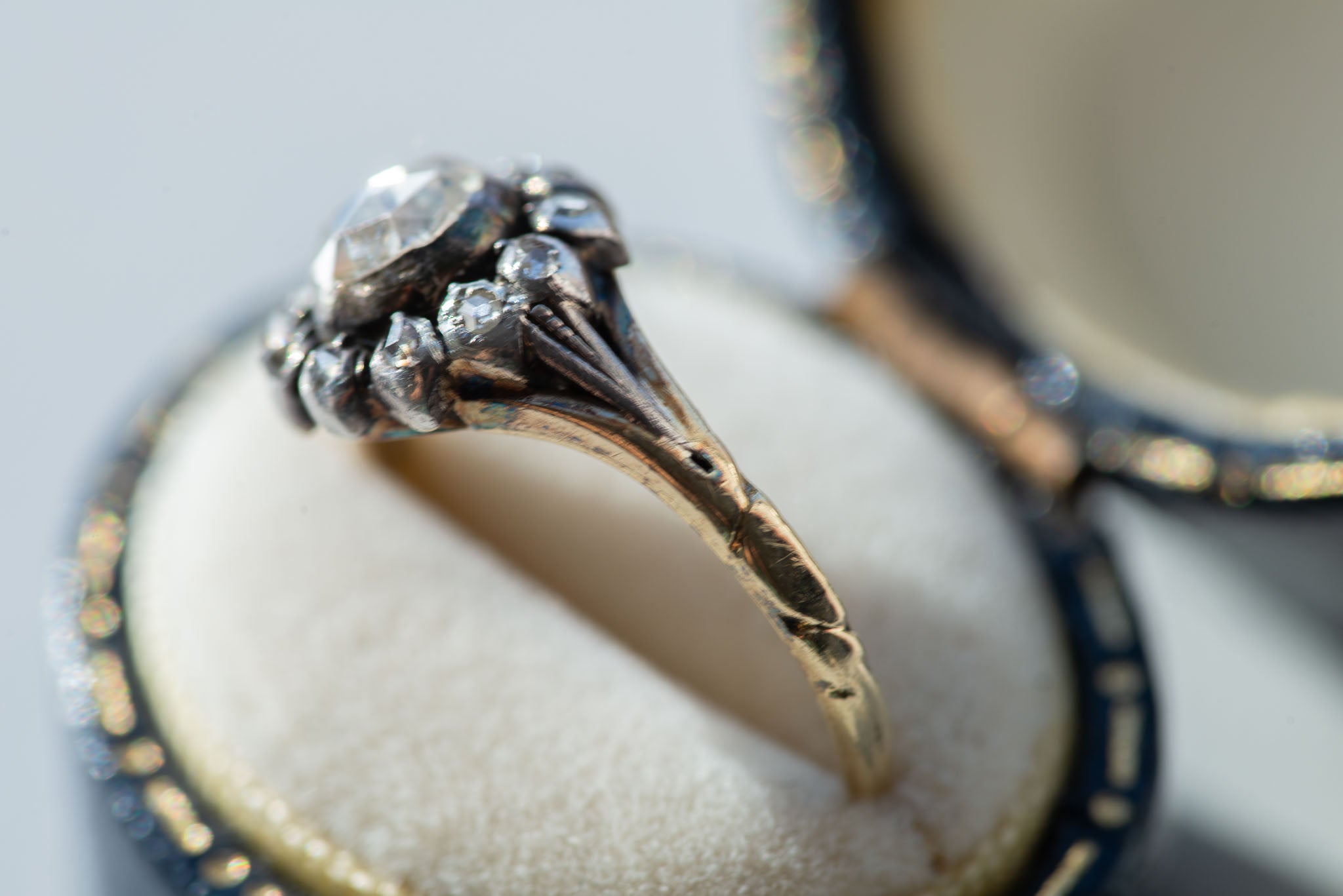 Antique Dutch Rose-Cut Diamond Ring