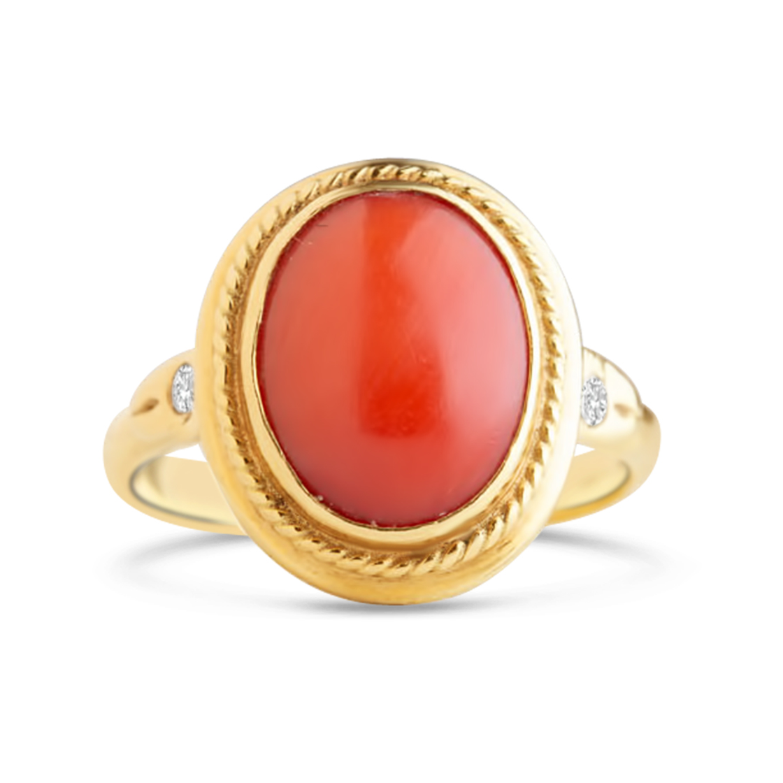 Vintage Coral Ring - LUXORIA VITA