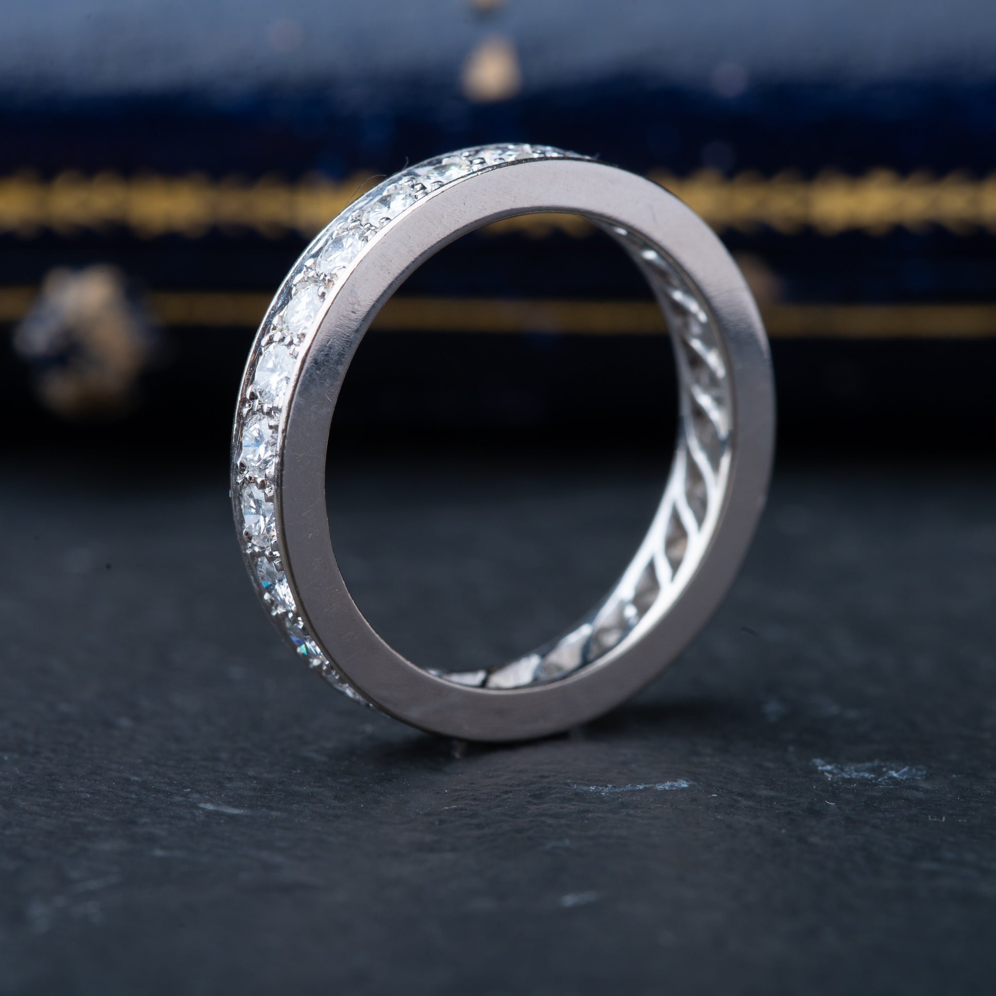 Art Deco 1.3ct Diamond Eternity Ring - Luxoria Vita